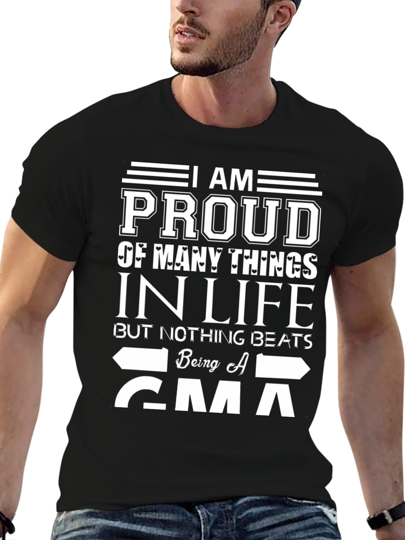 Proud CMA T-Shirt - Black Cotton Blend