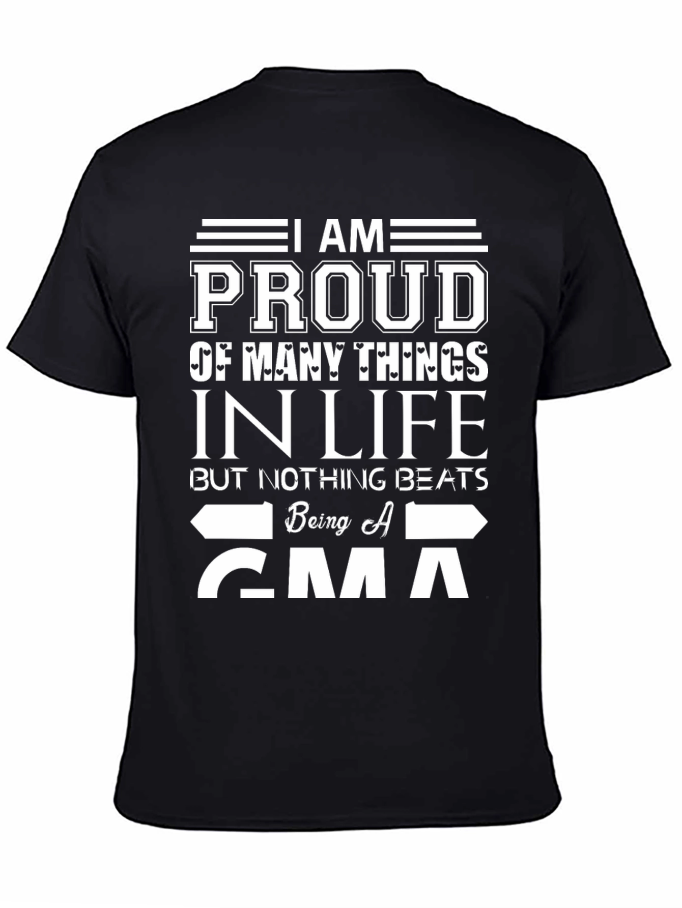 Proud CMA T-Shirt - Black Cotton Blend