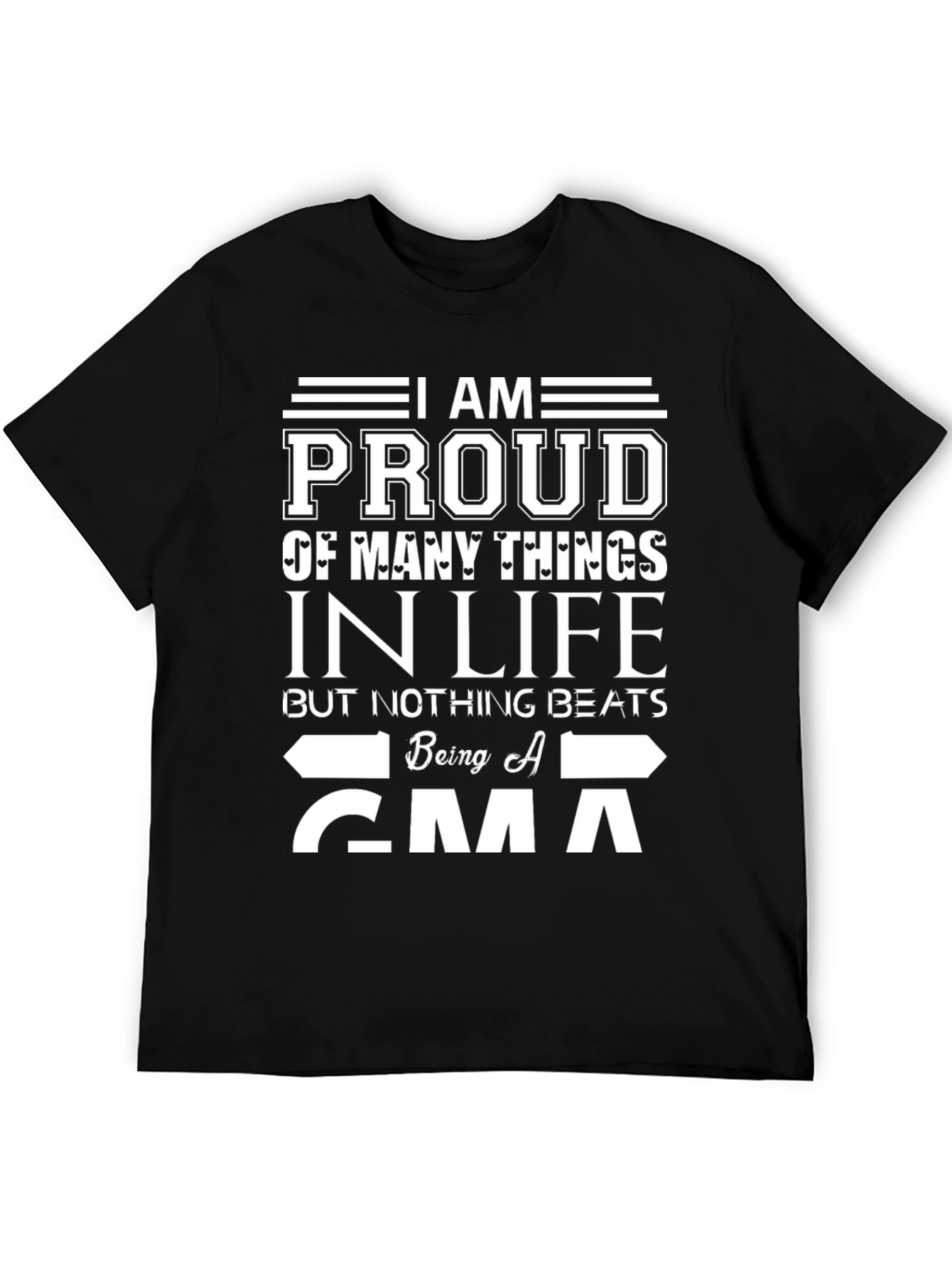 Proud CMA T-Shirt - Black Cotton Blend