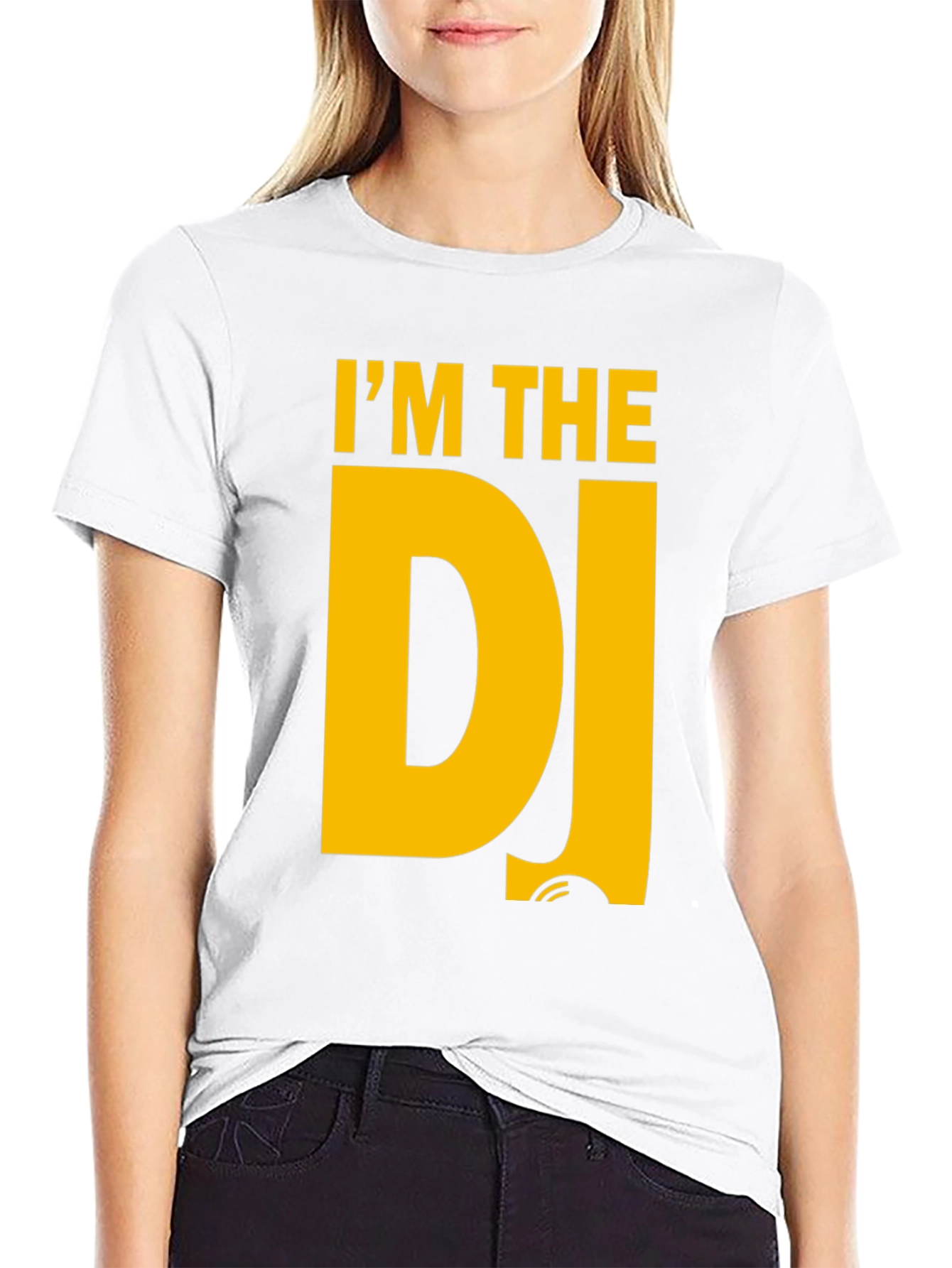 Im The DJ T-Shirt - Black Cotton Graphic Tee