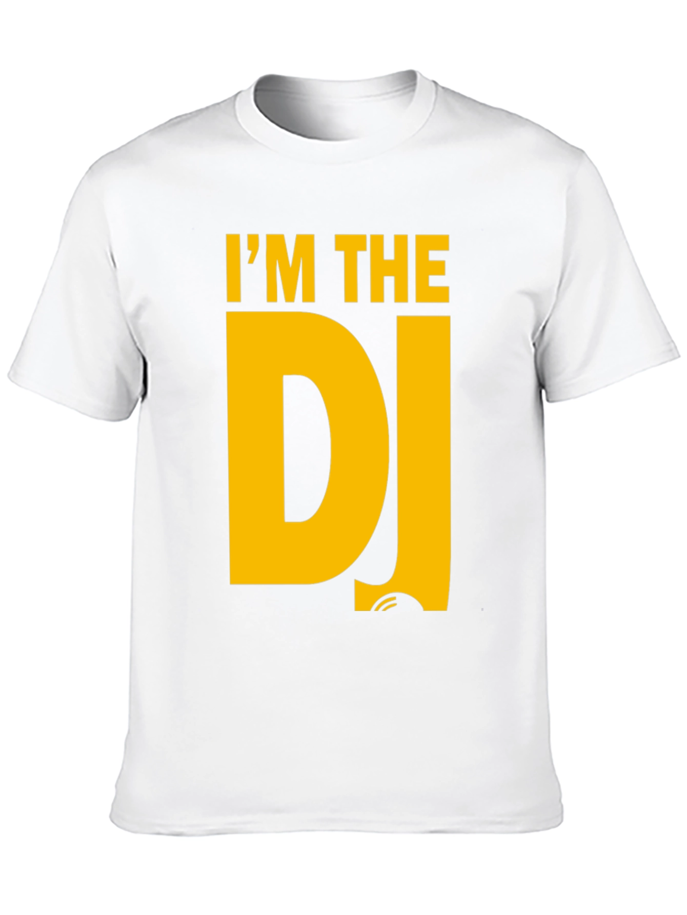 Im The DJ T-Shirt - Black Cotton Graphic Tee