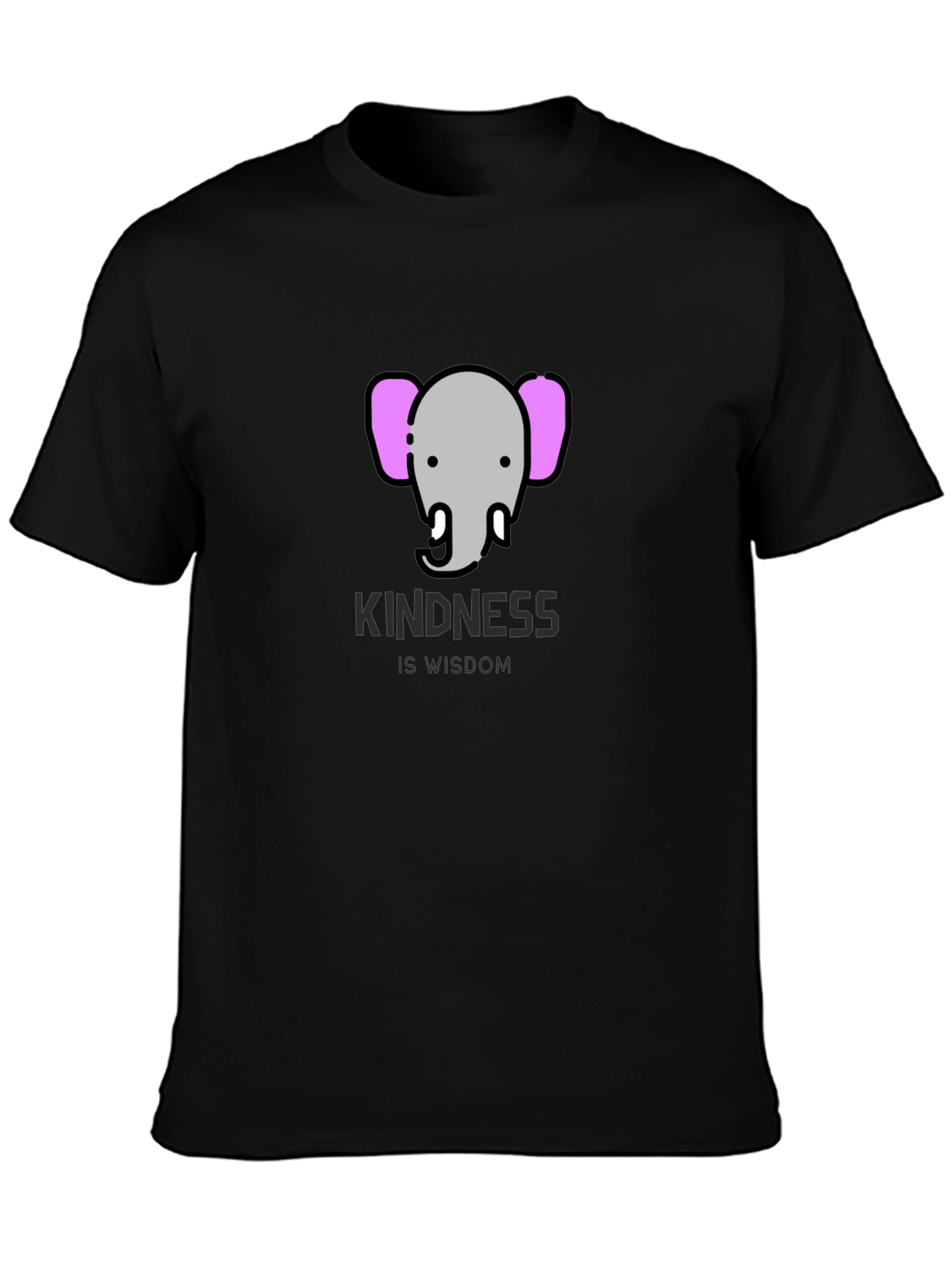 Kindness is Wisdom Elephant Graphic Tee