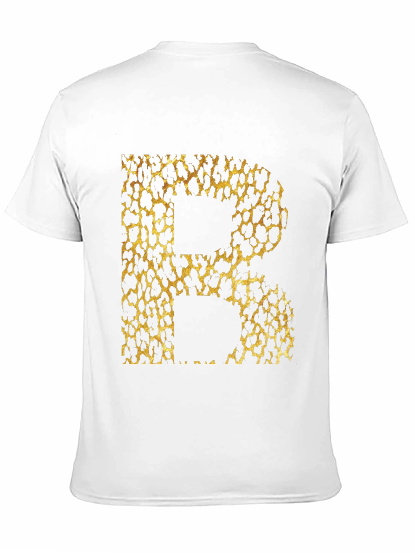 Leopard Print Initial B Graphic Tee
