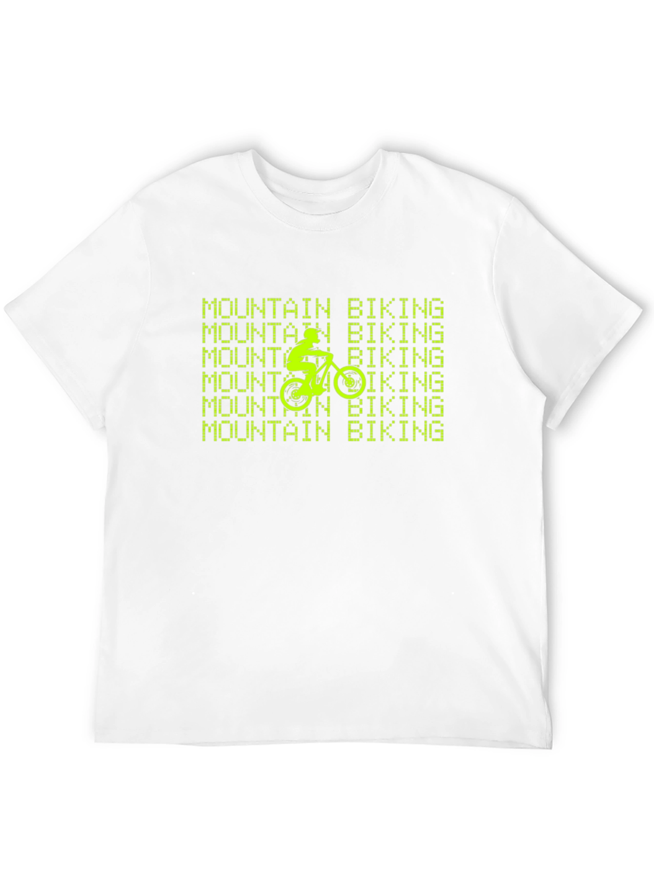 Mountain Biking Graphic Tee - Black