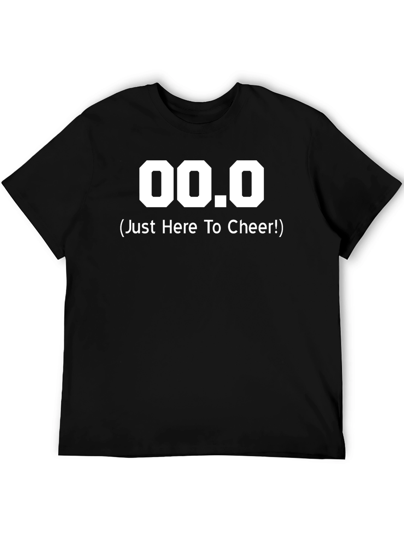 Funny Cheerleading T-Shirt: Just Here To Cheer