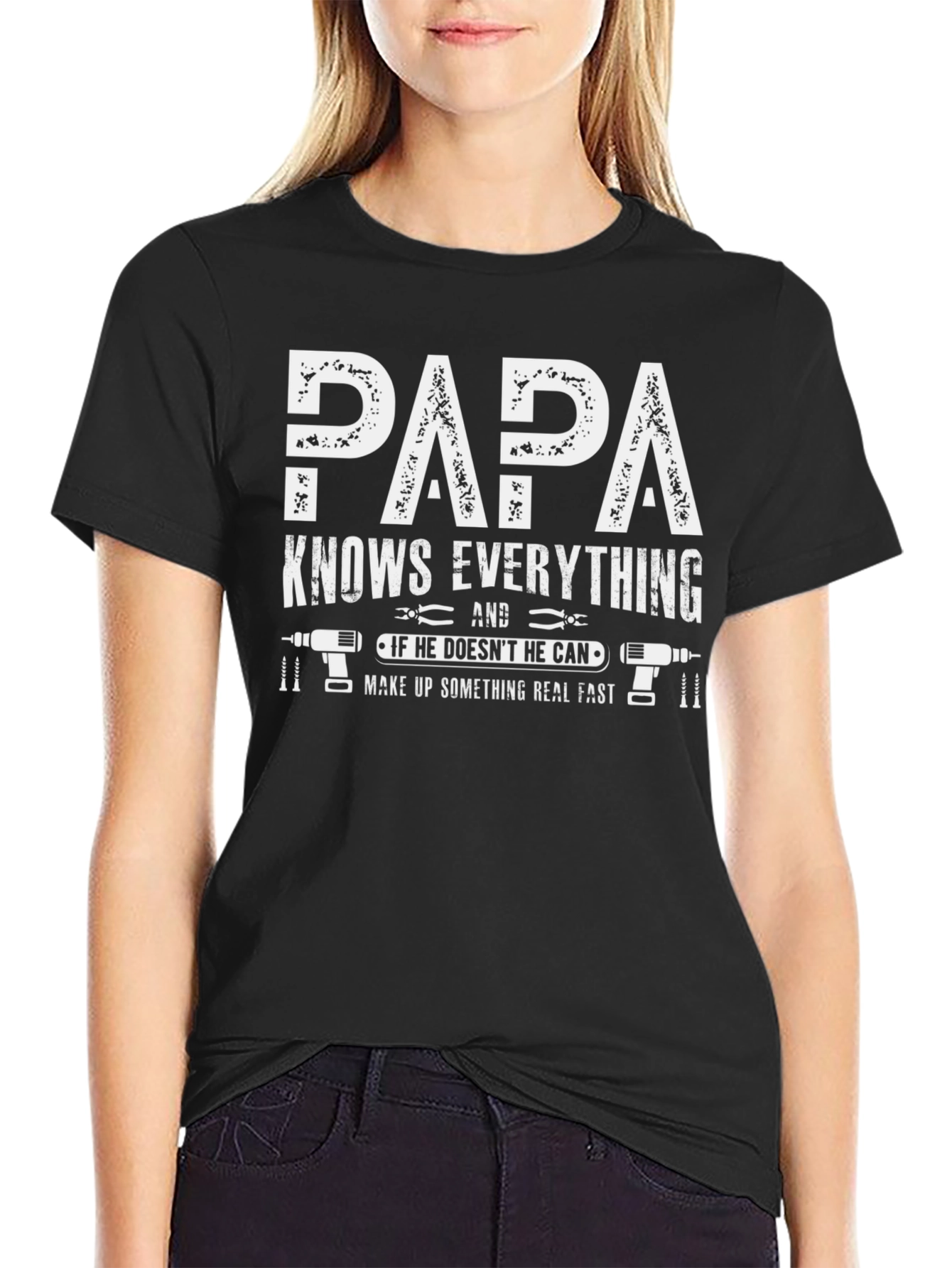 Papa Knows Everything T-Shirt - Funny Dad Gift