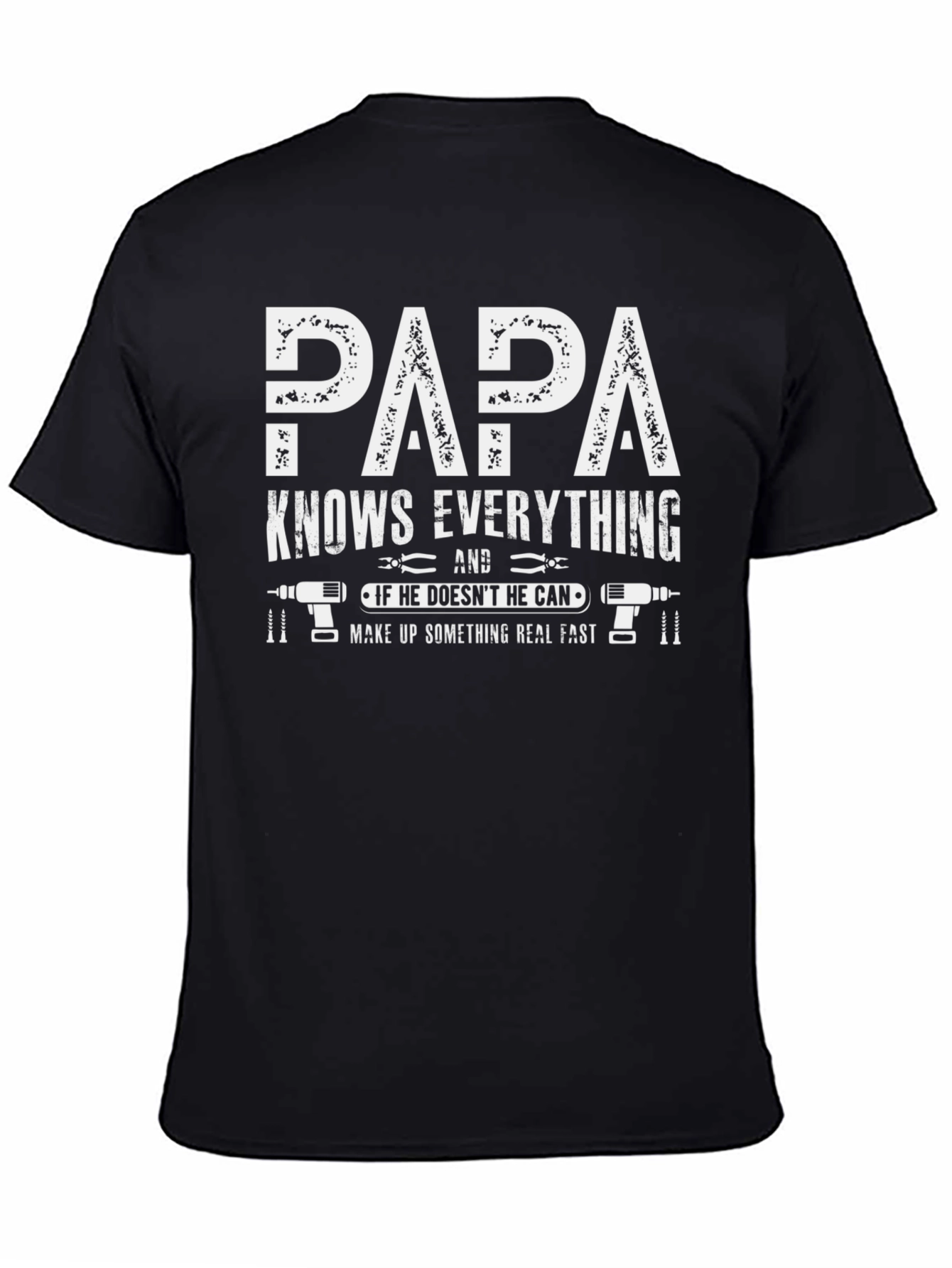 Papa Knows Everything T-Shirt - Funny Dad Gift