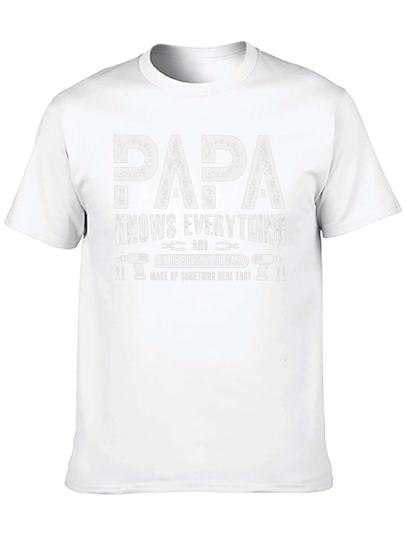 Papa Knows Everything T-Shirt - Funny Dad Gift
