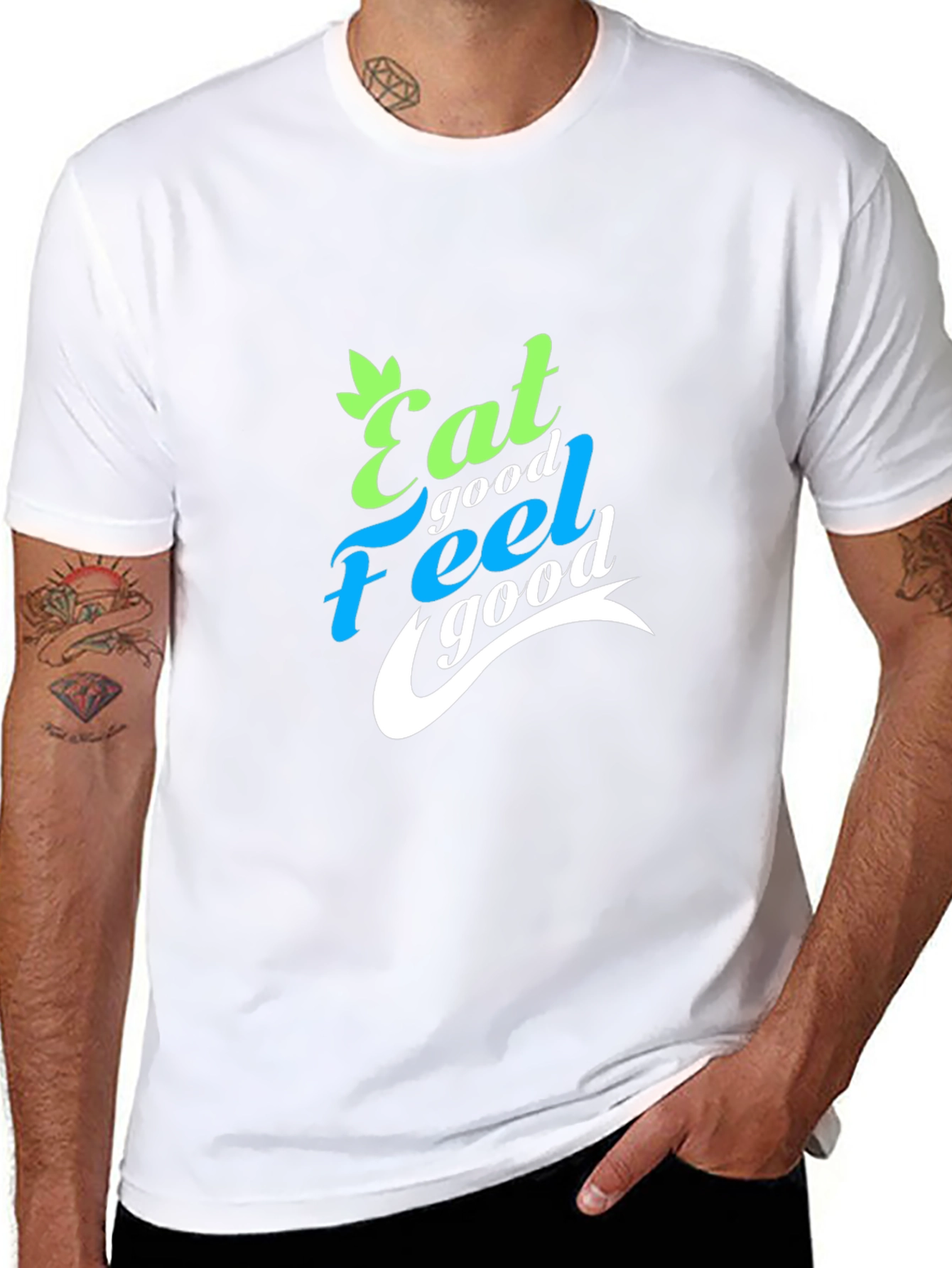 Eat Good Feel Good Graphic T-Shirt