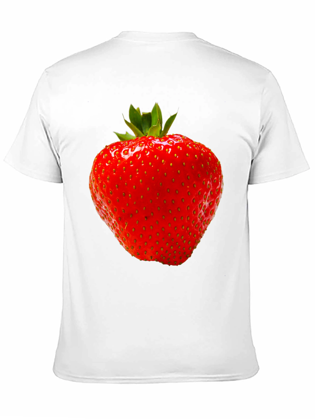 Strawberry Graphic Black T-Shirt