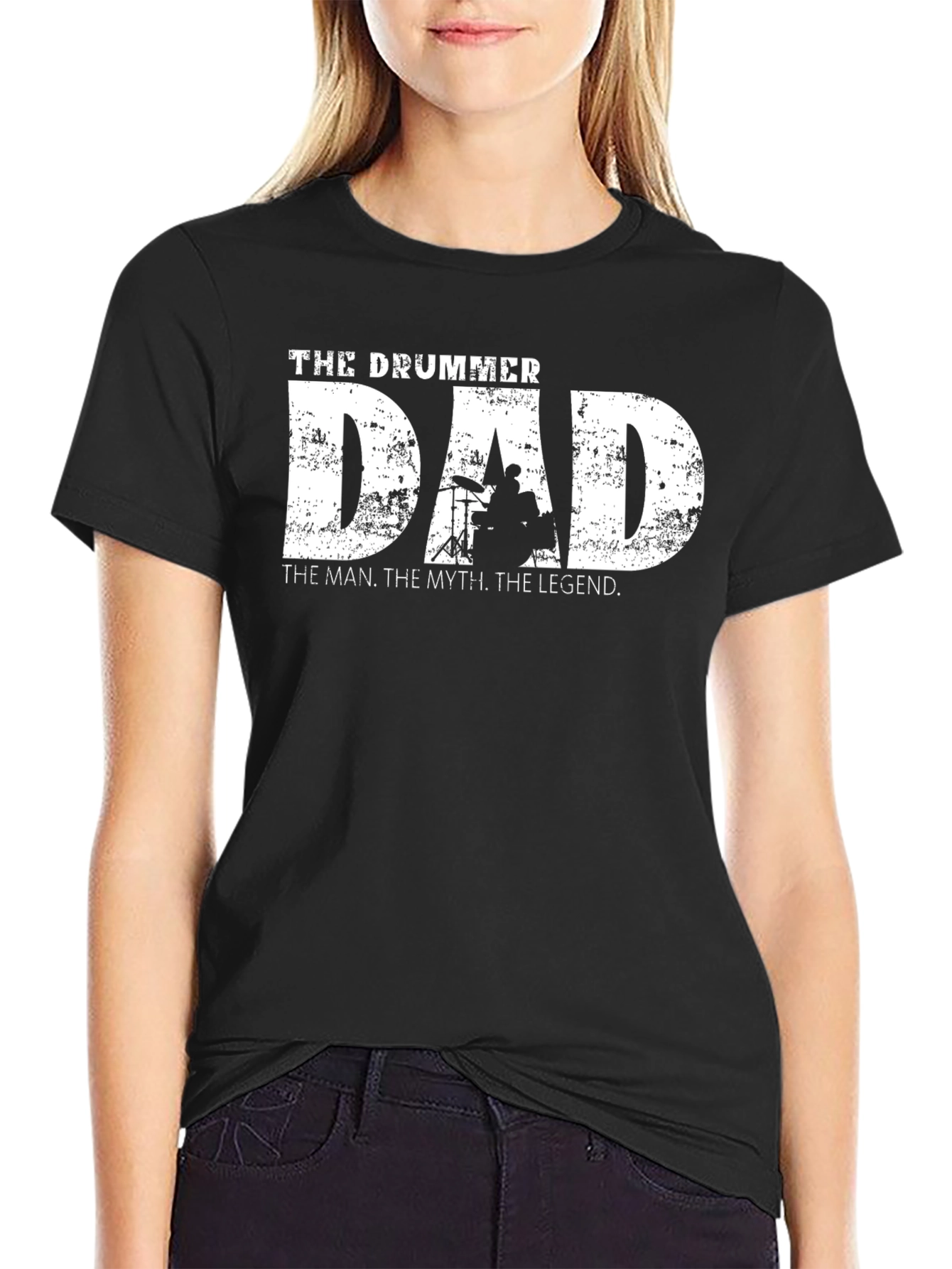 The Drummer Dad T-Shirt - Legend Myth Man