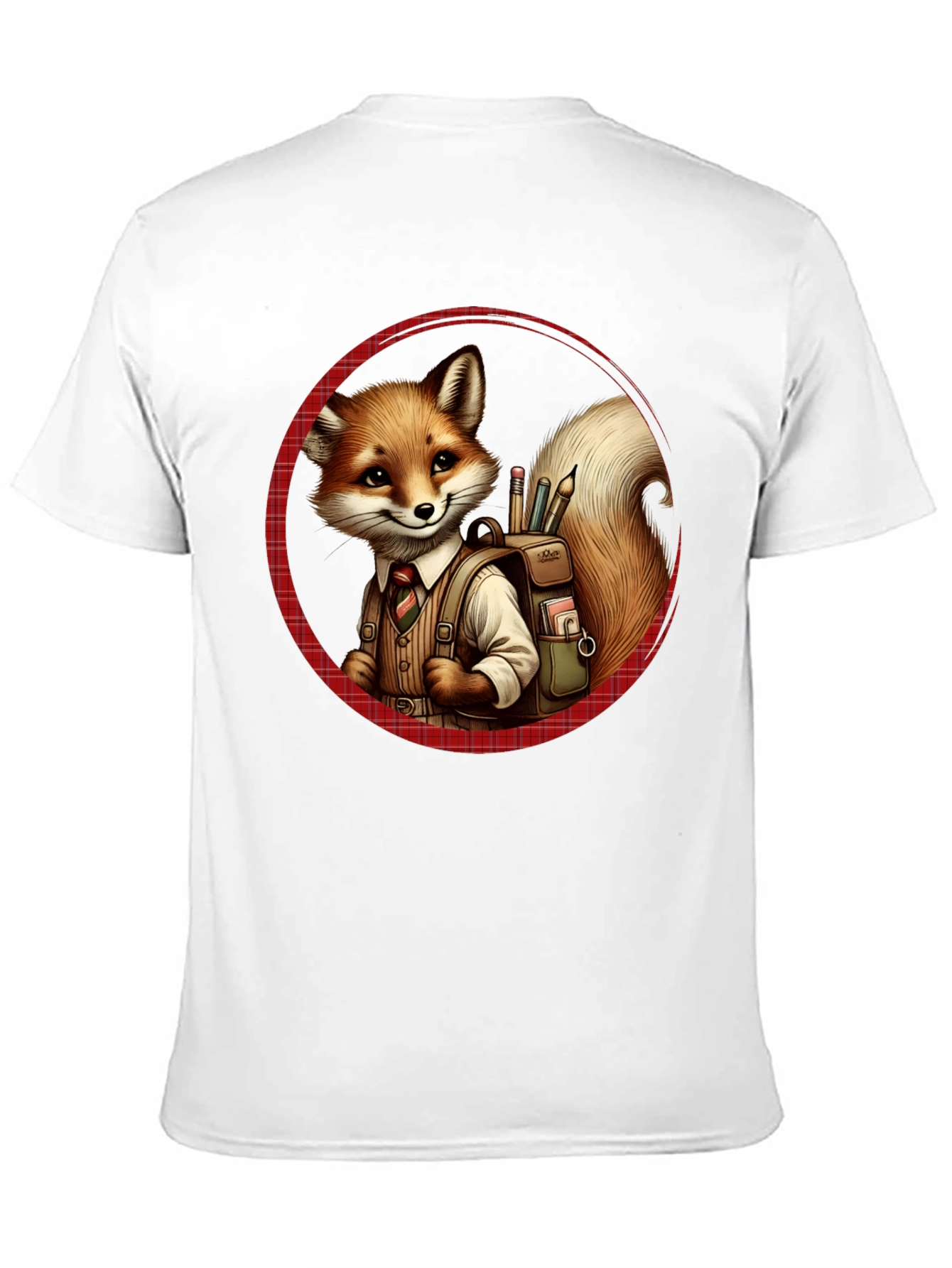 Fox Schoolboy T-Shirt - Back to School Style