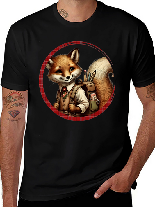 Fox Schoolboy T-Shirt - Back to School Style