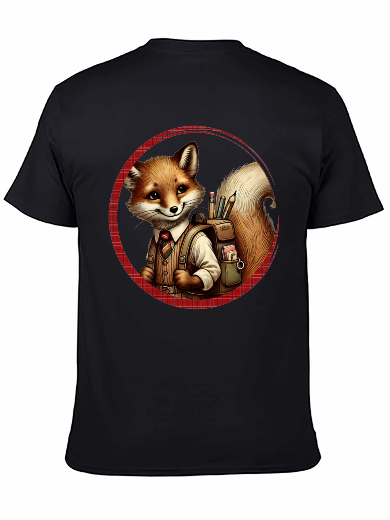 Fox Schoolboy T-Shirt - Back to School Style