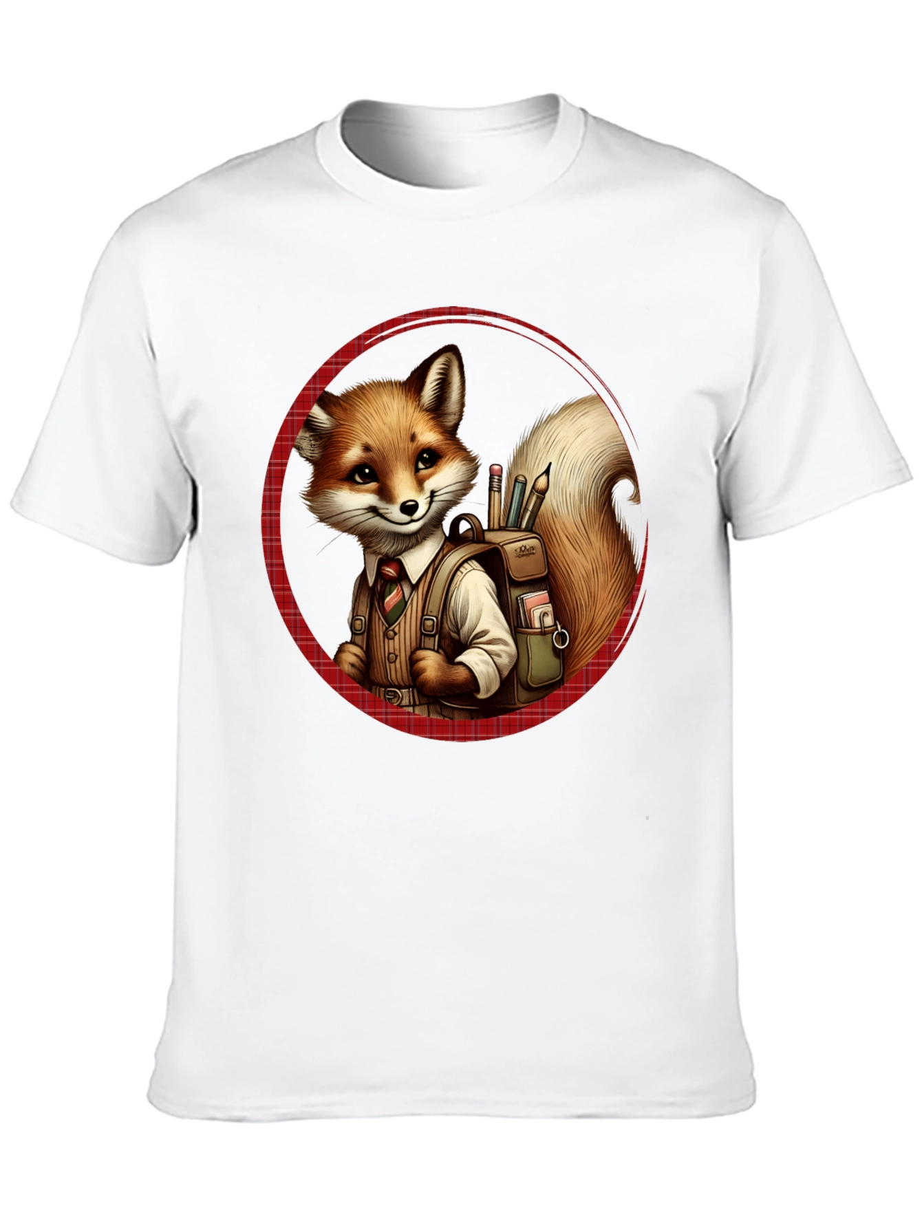 Fox Schoolboy T-Shirt - Back to School Style