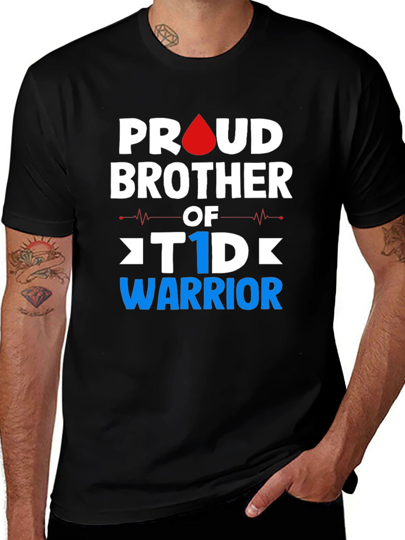 Proud Brother of T1D Warrior T-Shirt