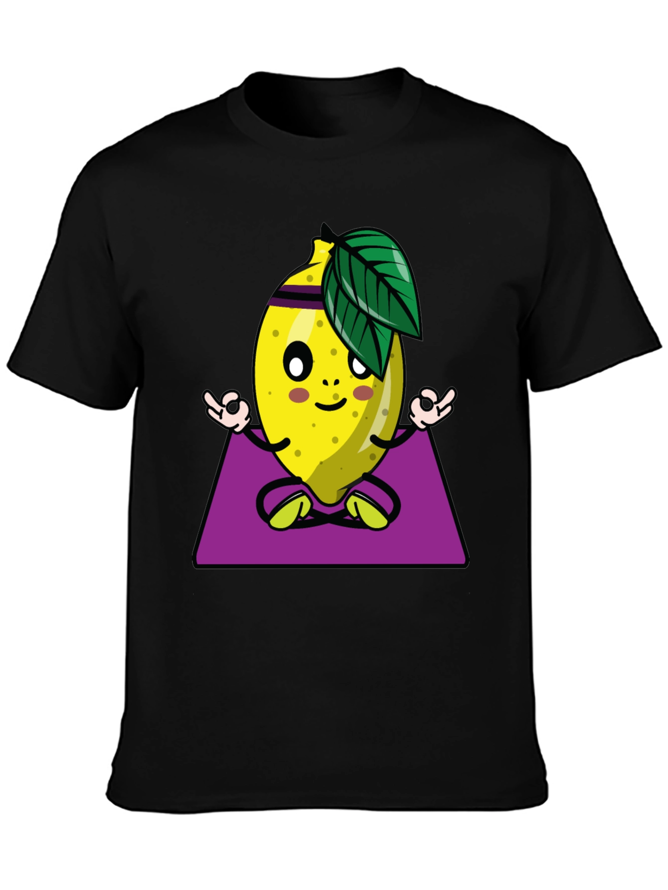 Yoga Lemon Graphic T-Shirt - Relax and Refresh!