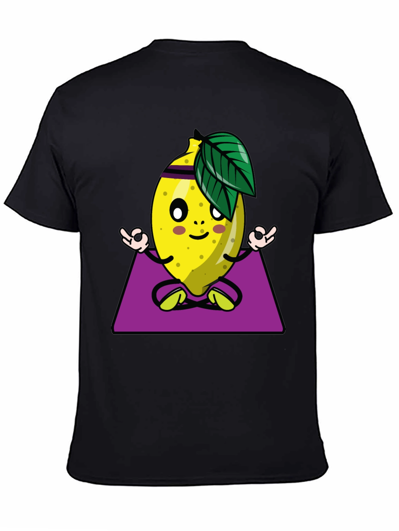 Yoga Lemon Graphic T-Shirt - Relax and Refresh!