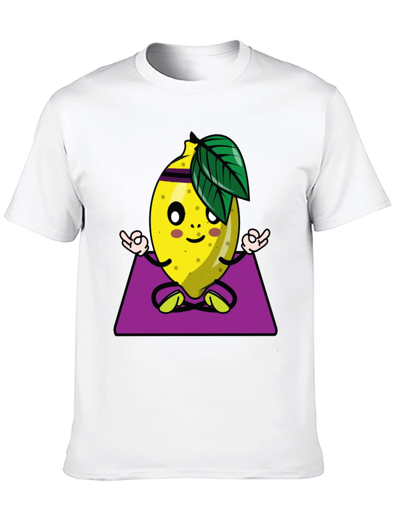 Yoga Lemon Graphic T-Shirt - Relax and Refresh!