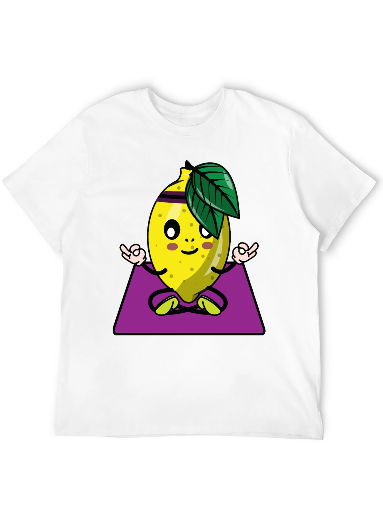 Yoga Lemon Graphic T-Shirt - Relax and Refresh!