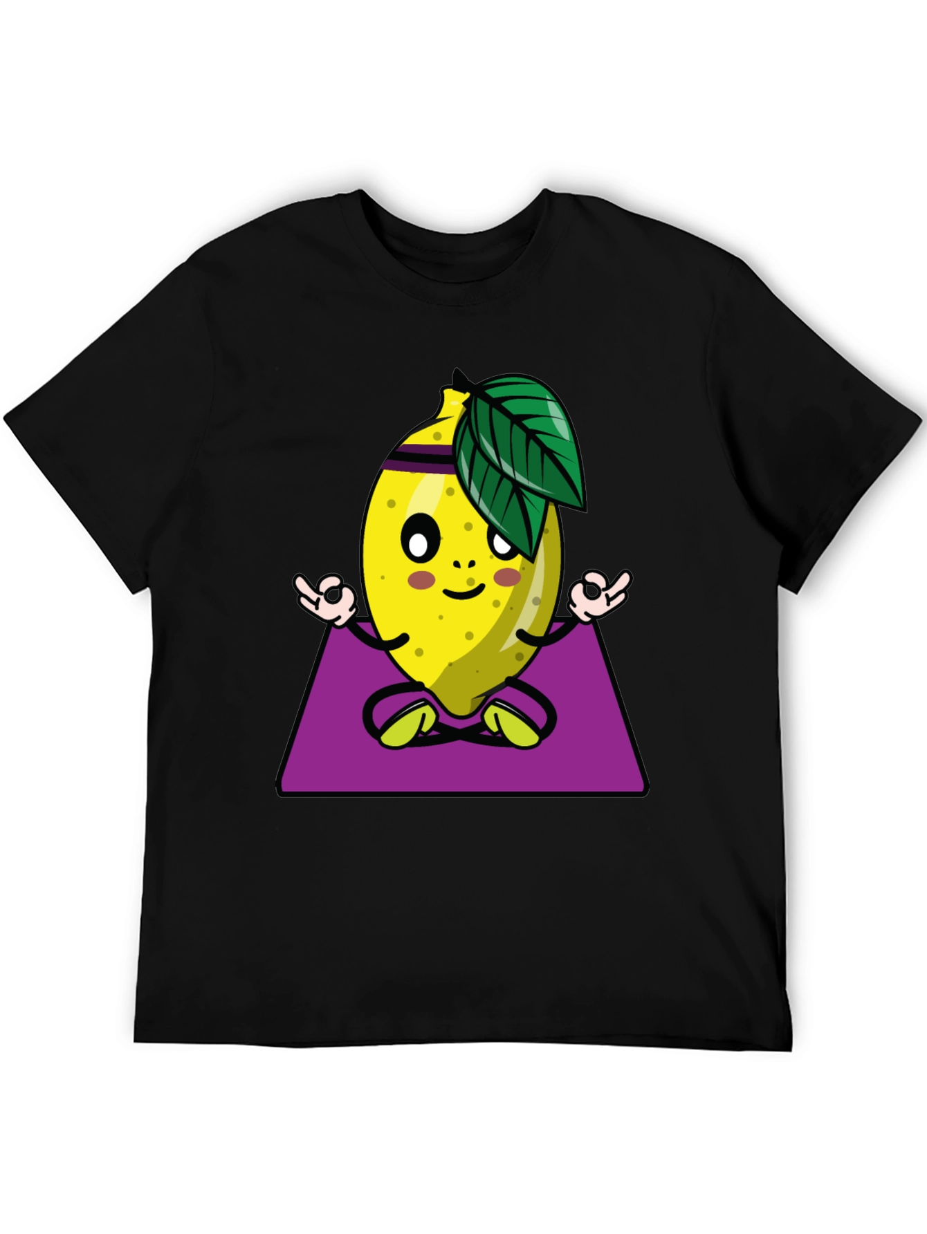 Yoga Lemon Graphic T-Shirt - Relax and Refresh!