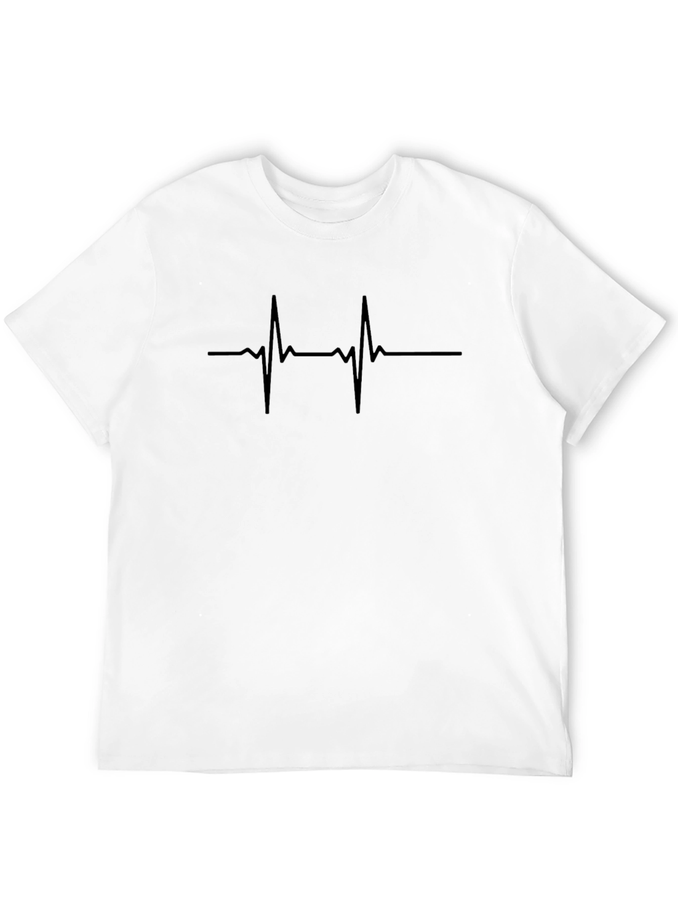 Heartbeat Graphic Tee - Modern Minimalist Design