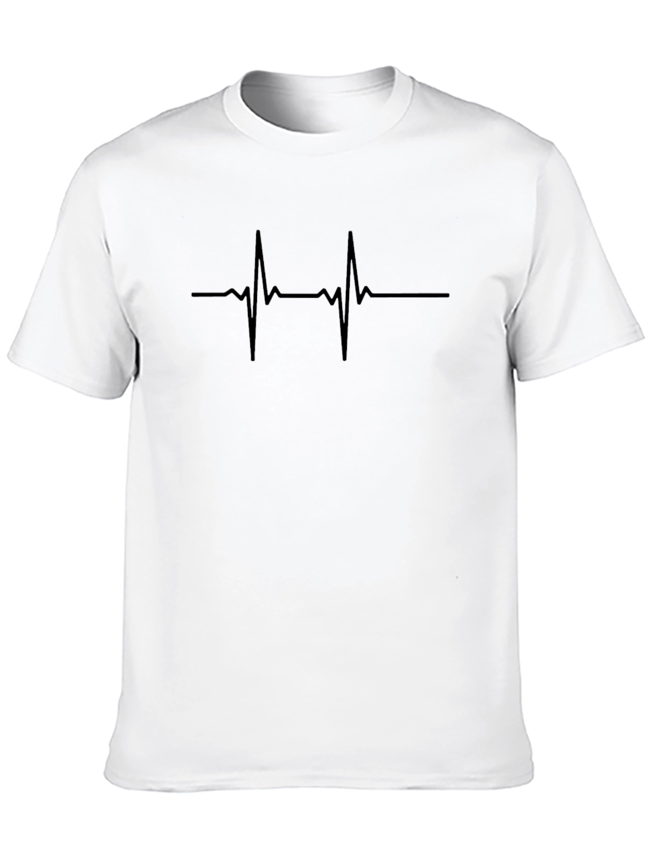 Heartbeat Graphic Tee - Modern Minimalist Design