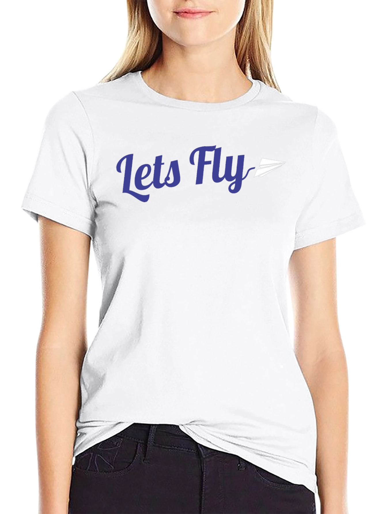 Lets Fly Graphic Tee - Soft Cotton Blend