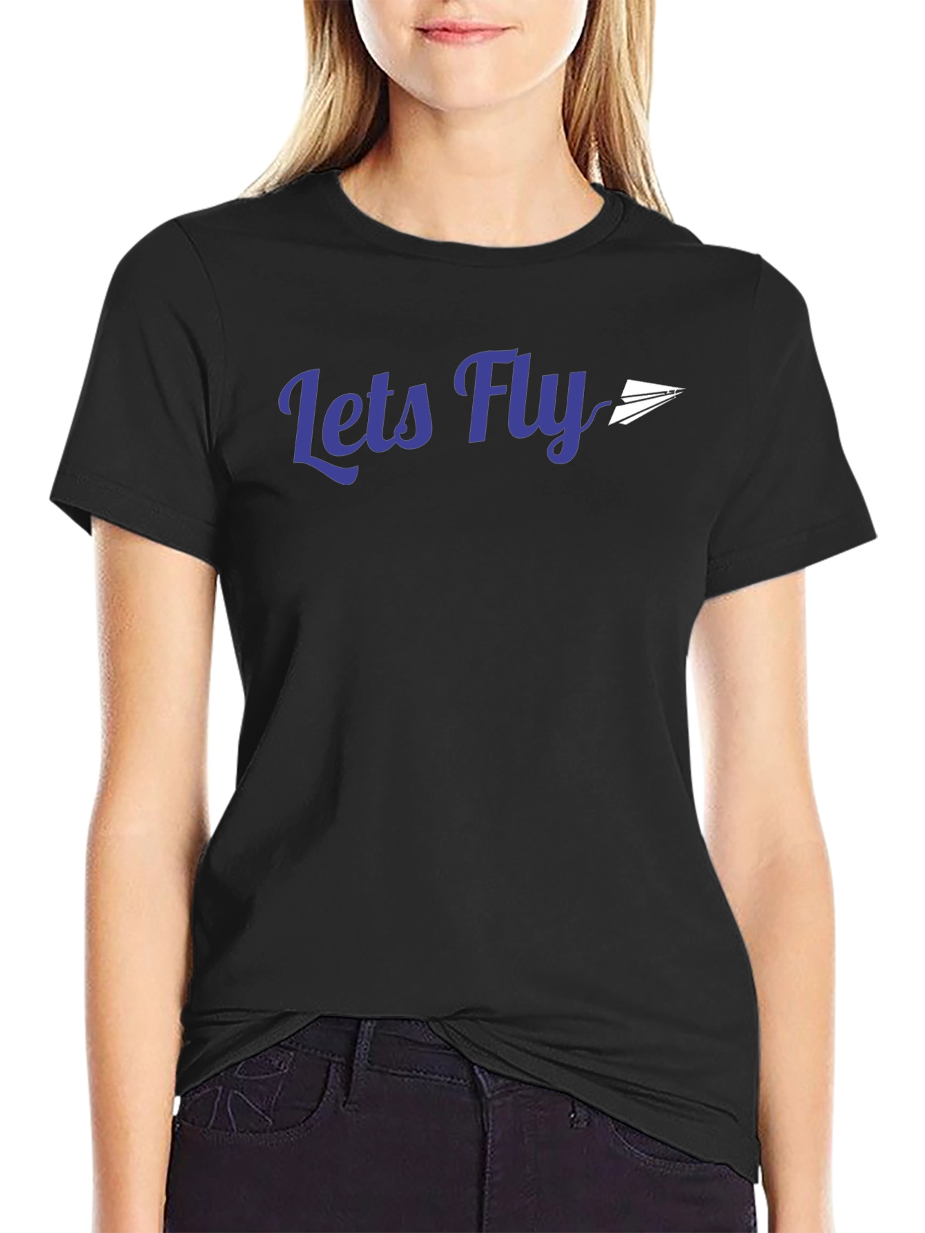 Lets Fly Graphic Tee - Soft Cotton Blend
