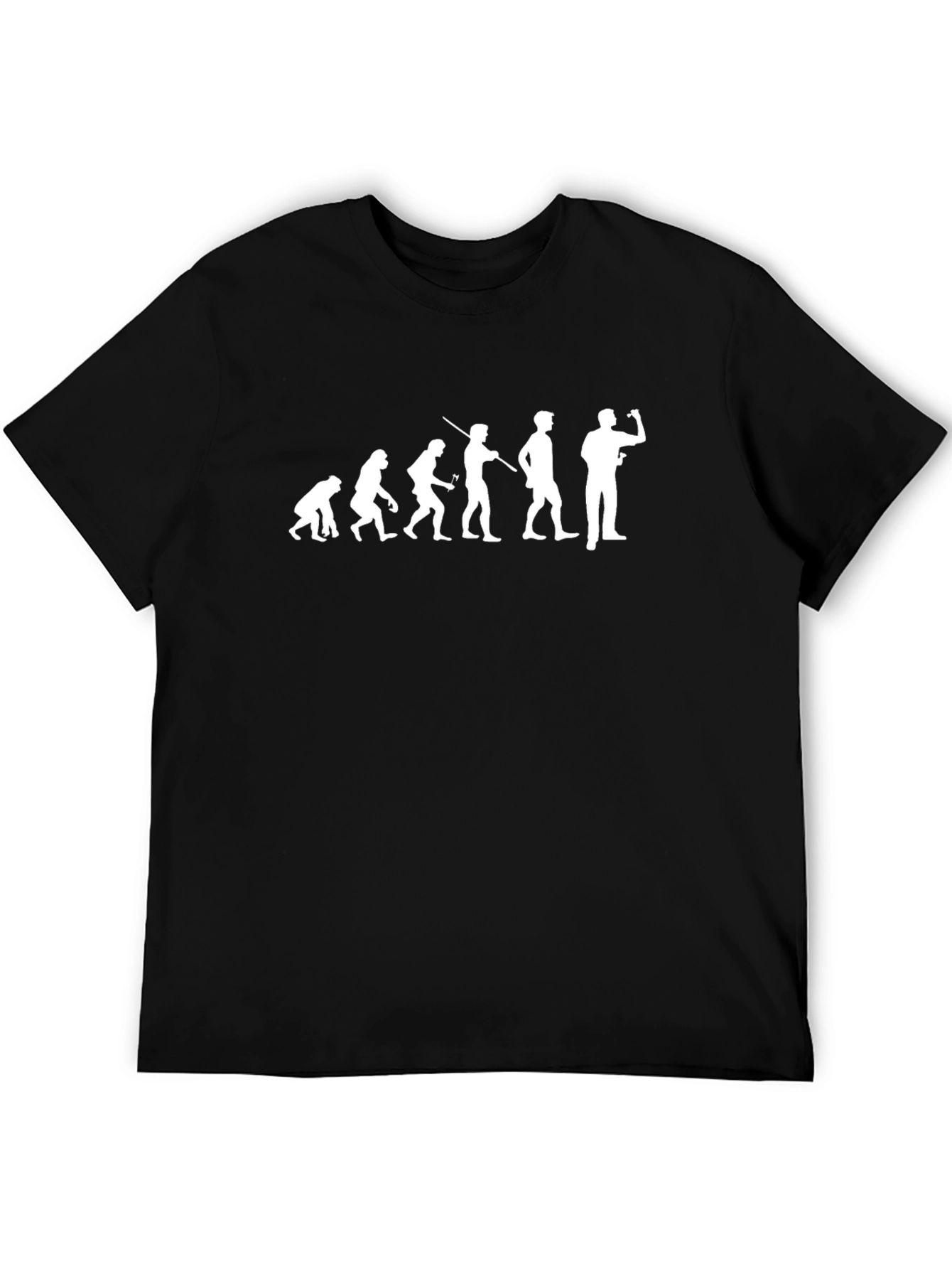 Evolution of Man Weight Lifting T-Shirt