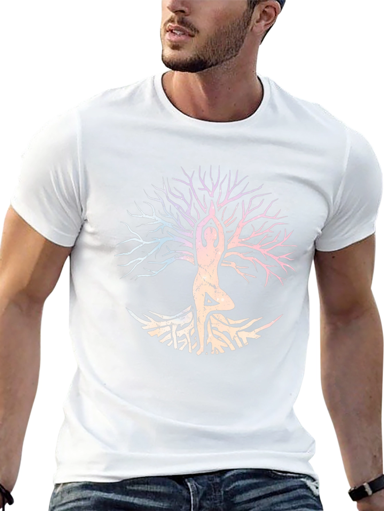 Yoga Tree of Life Graphic T-Shirt