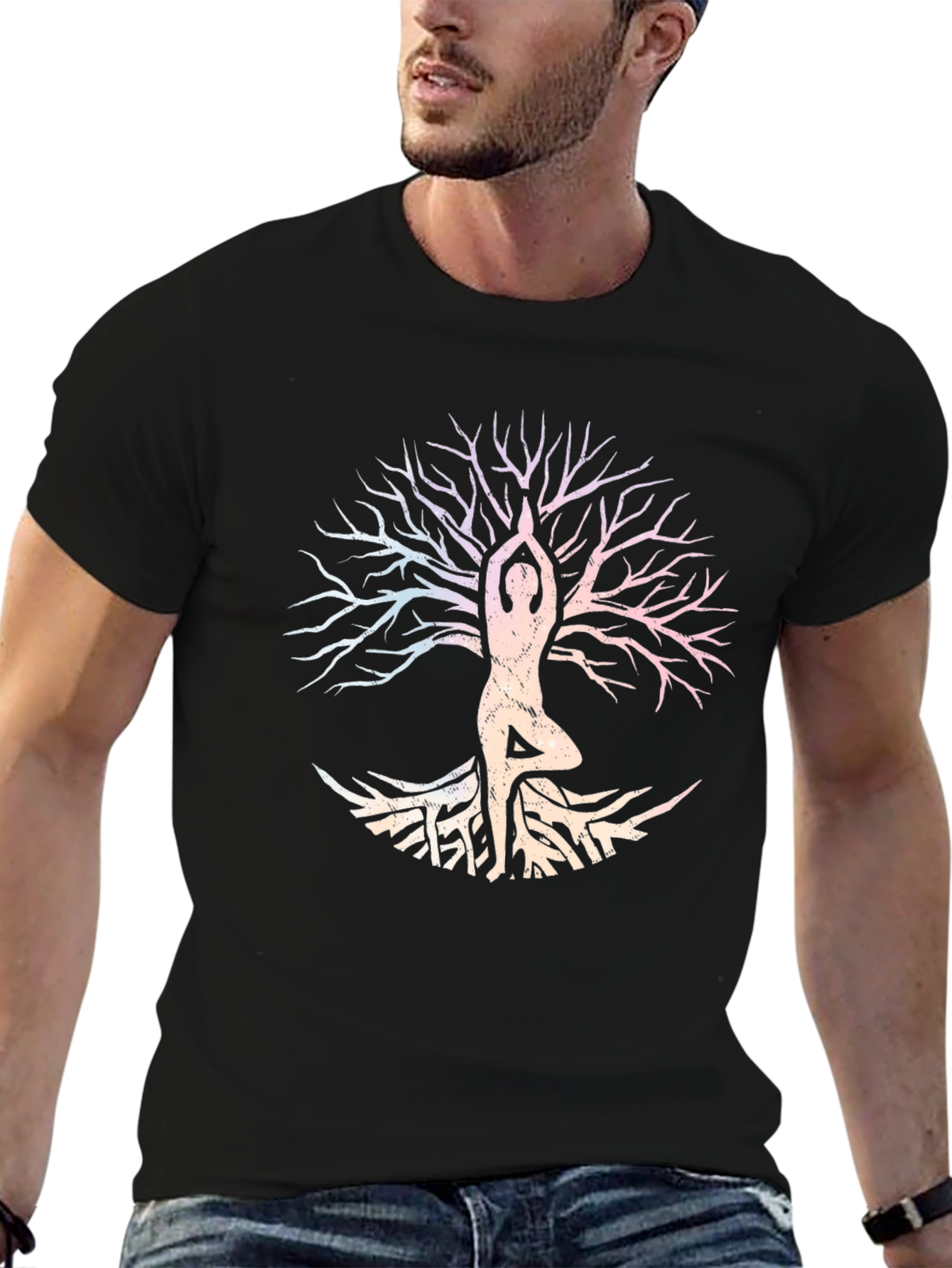 Yoga Tree of Life Graphic T-Shirt