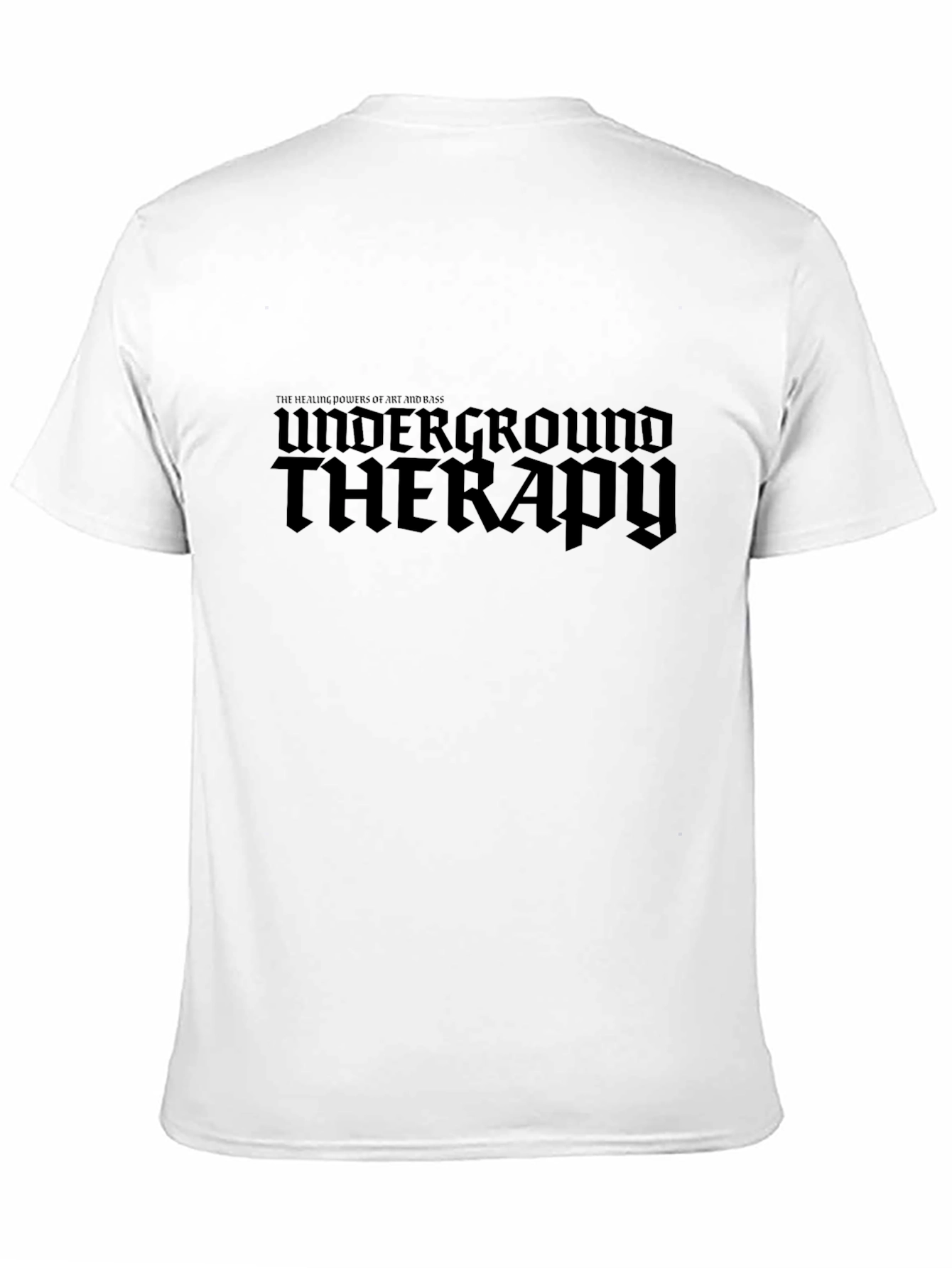 Underground Therapy Graphic Black T-Shirt