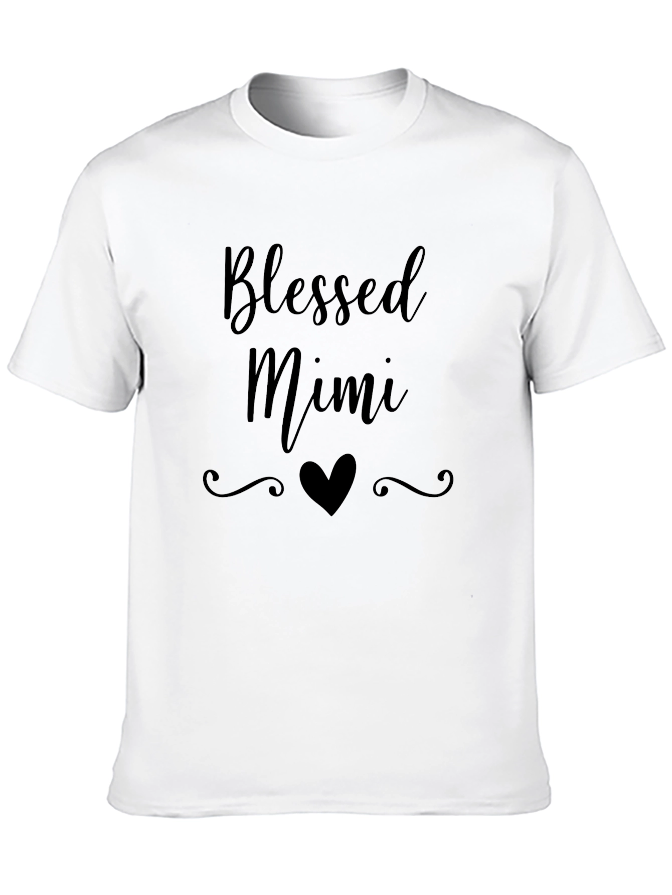 Blessed Mimi T-Shirt - Heart Design