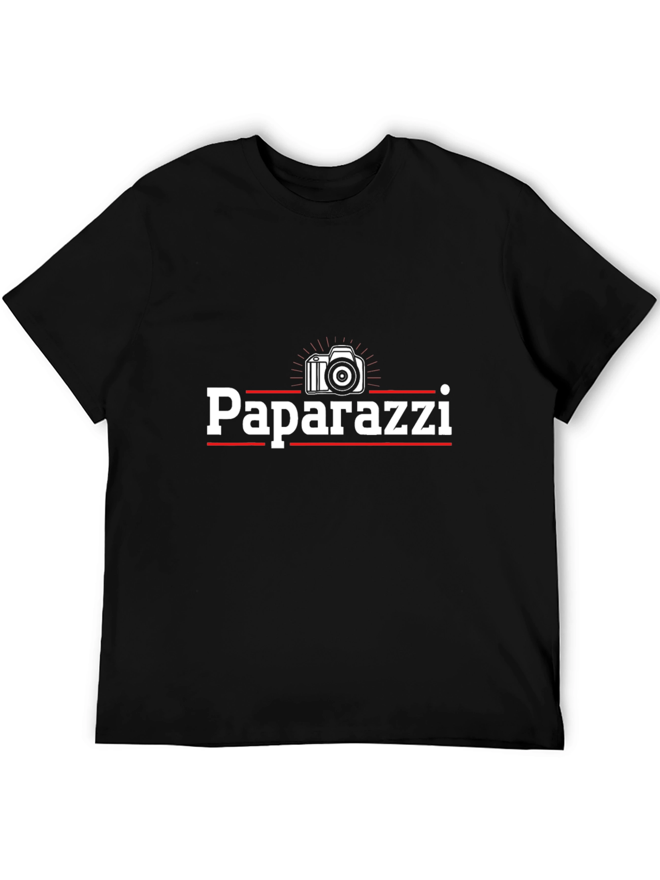 Paparazzi Camera Graphic Black T-Shirt