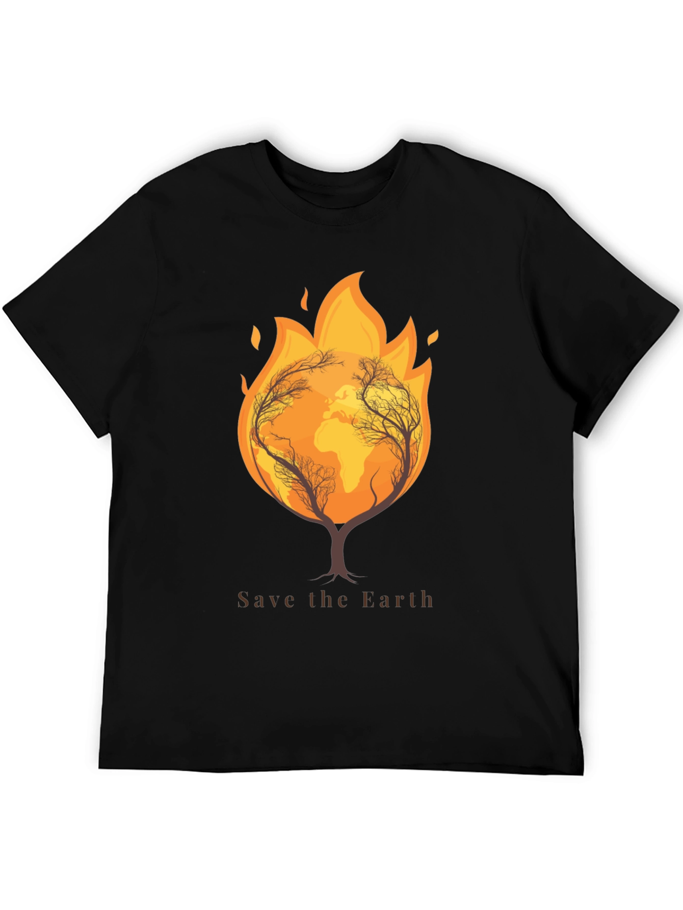 Save the Earth Graphic Tee - Climate Change Awareness