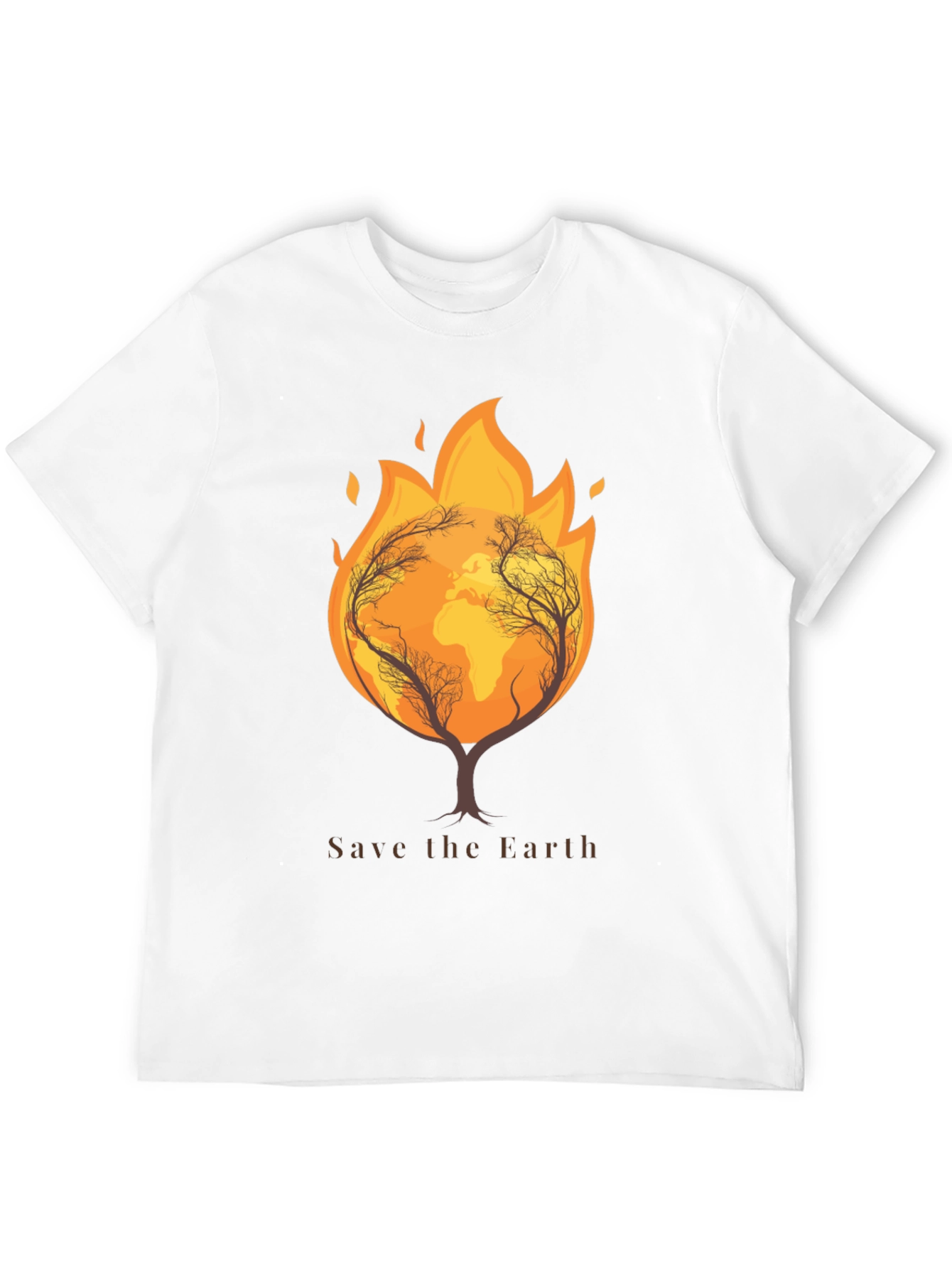 Save the Earth Graphic Tee - Climate Change Awareness