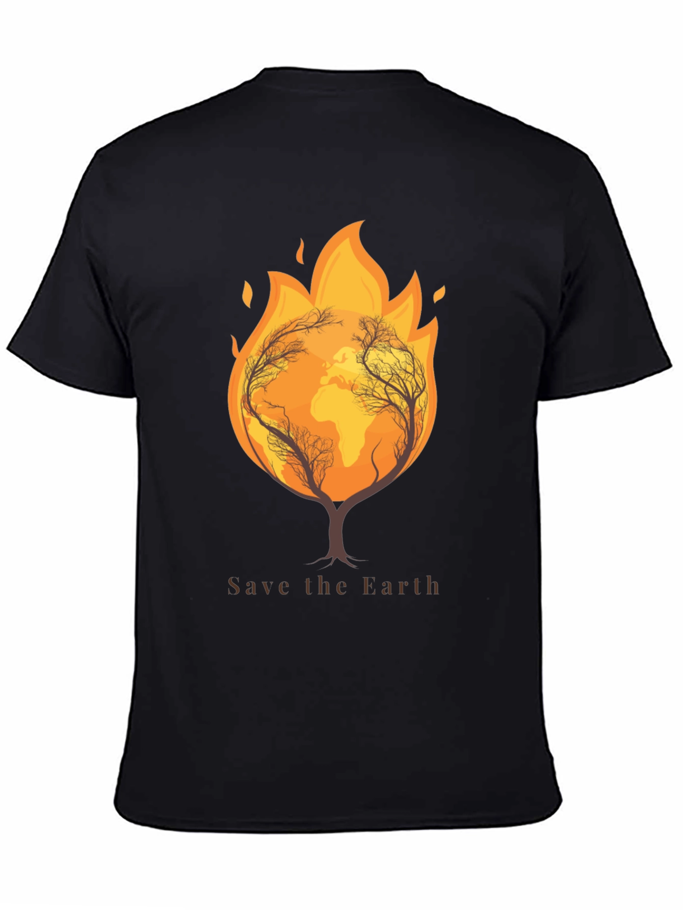Save the Earth Graphic Tee - Climate Change Awareness