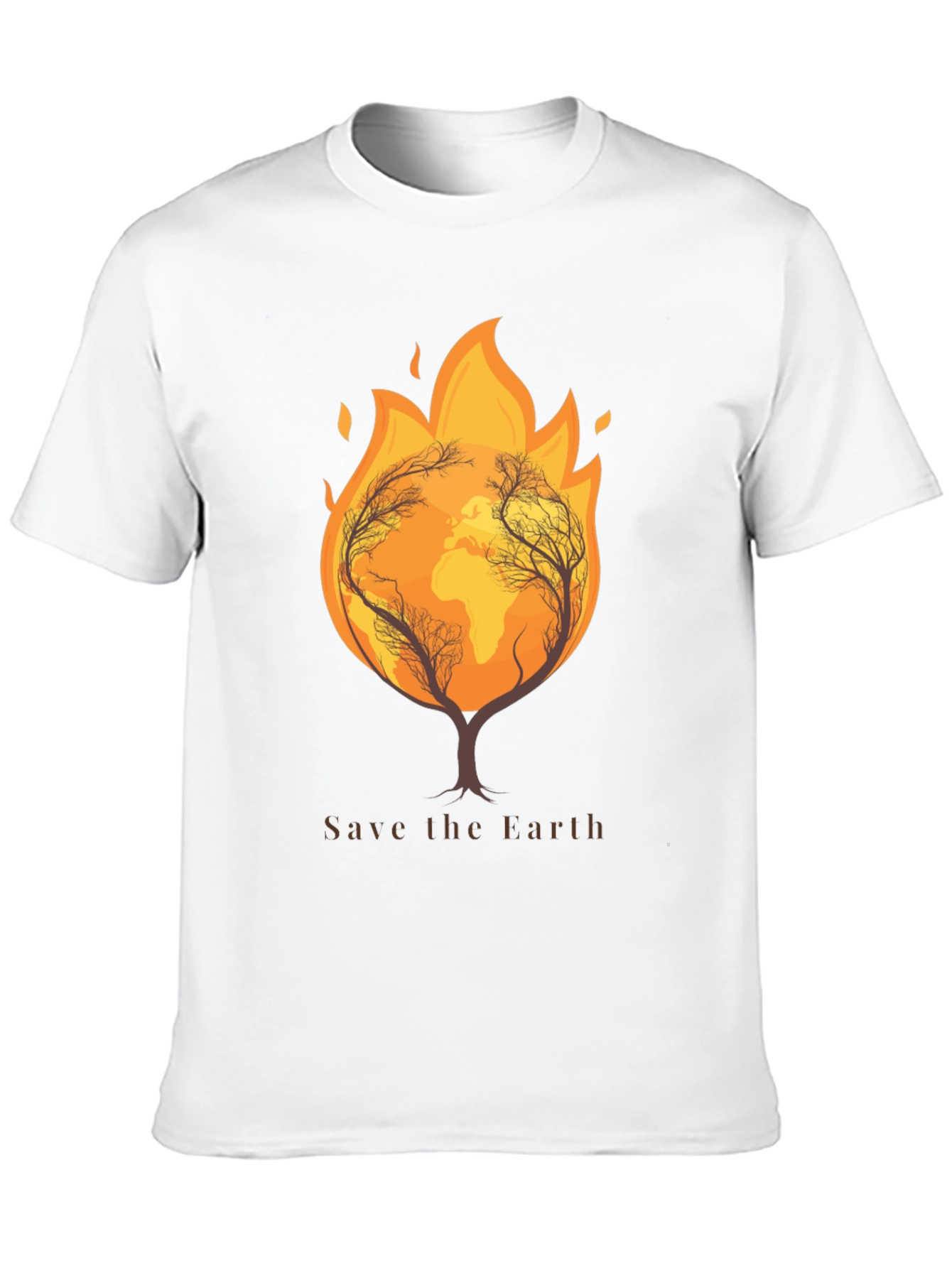 Save the Earth Graphic Tee - Climate Change Awareness