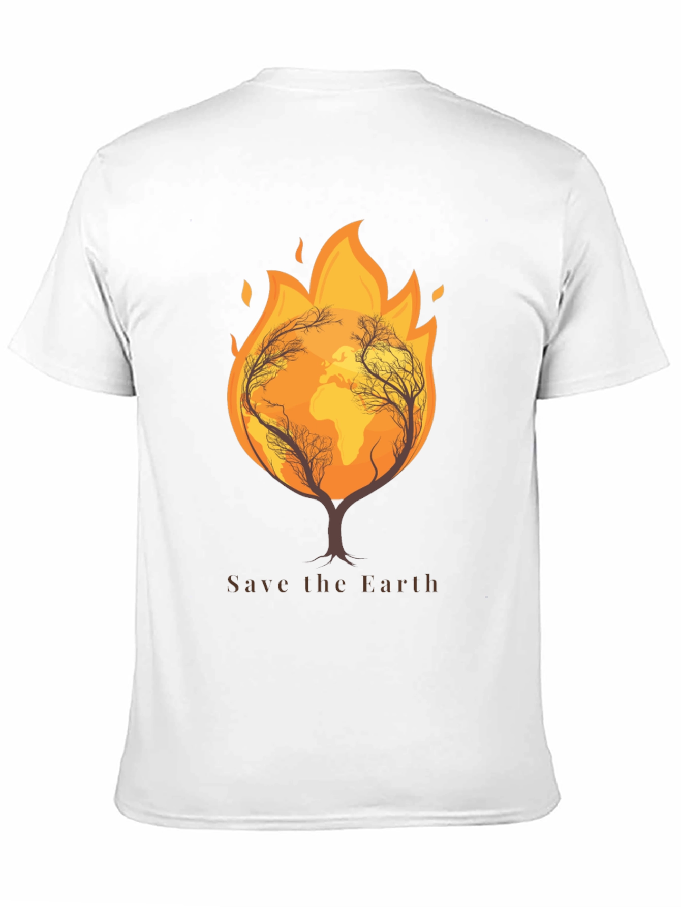 Save the Earth Graphic Tee - Climate Change Awareness