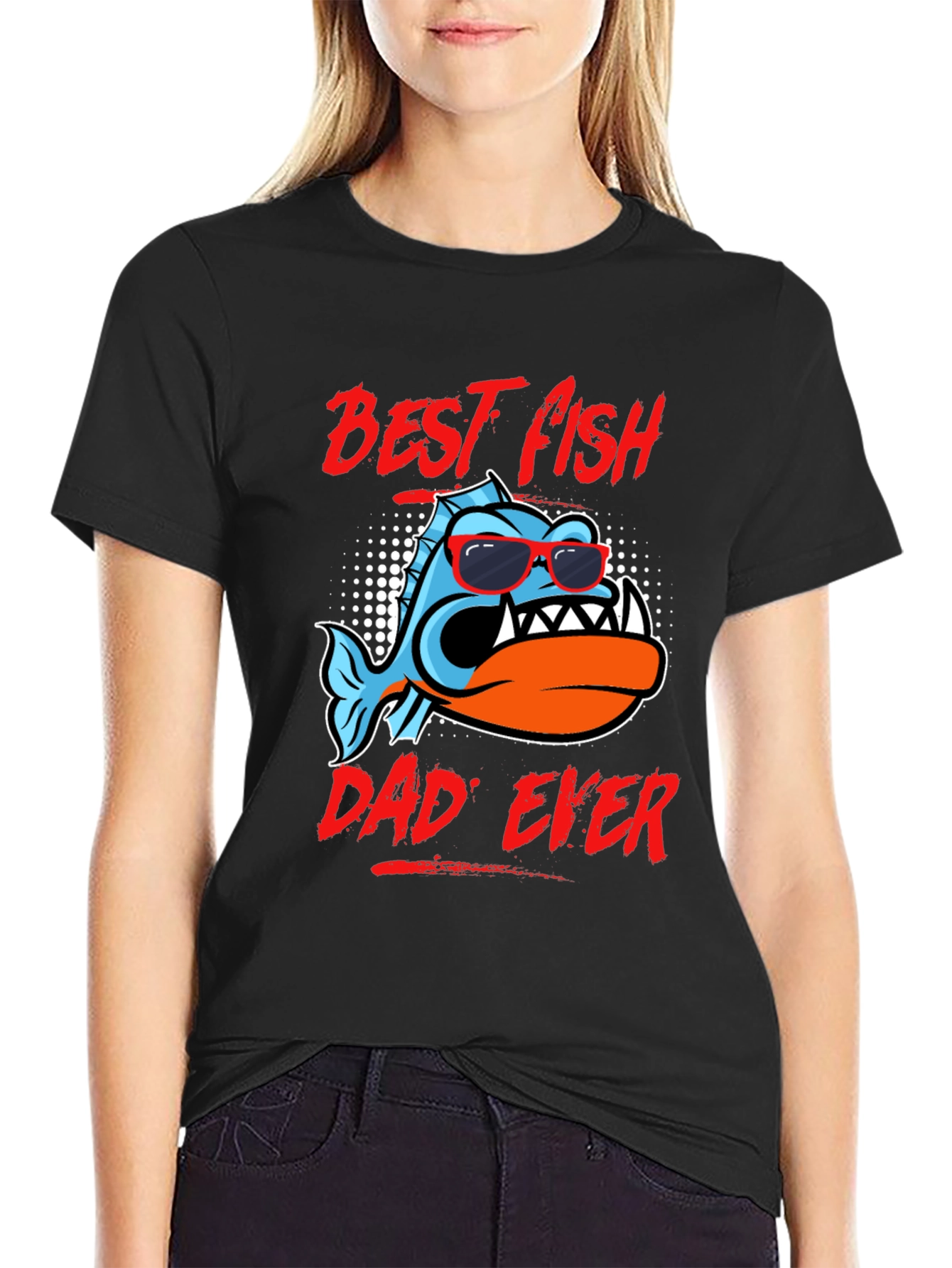 Best Fish Dad Ever Graphic Tee