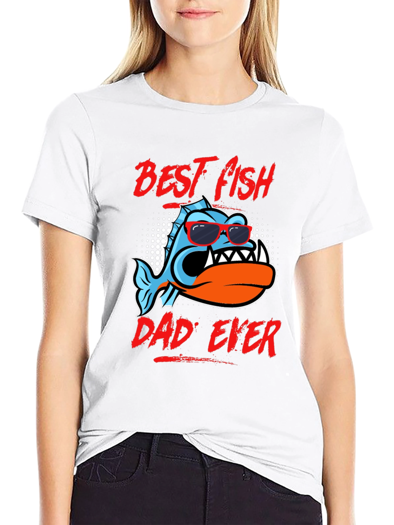Best Fish Dad Ever Graphic Tee