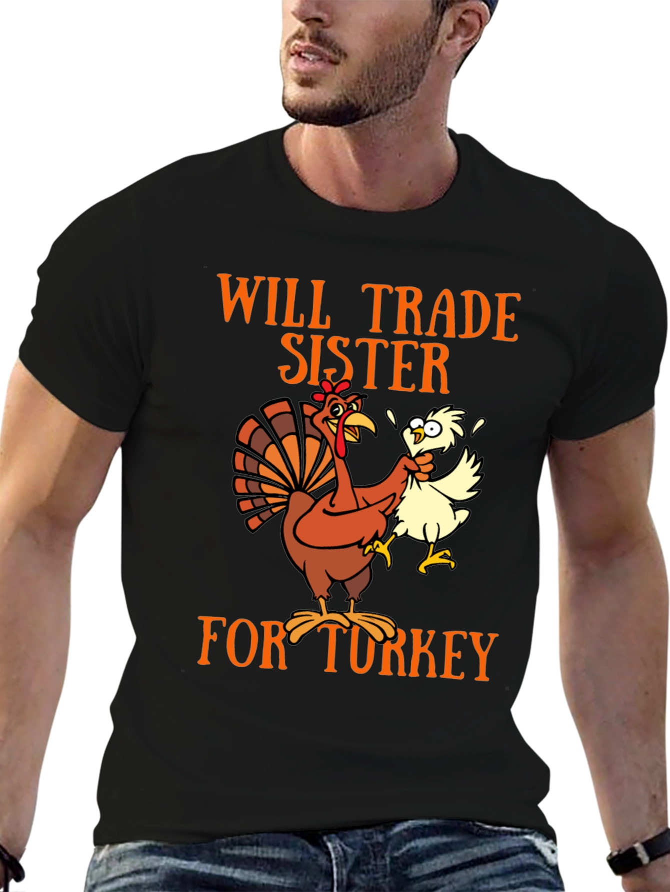 Funny Turkey Trade Thanksgiving T-Shirt