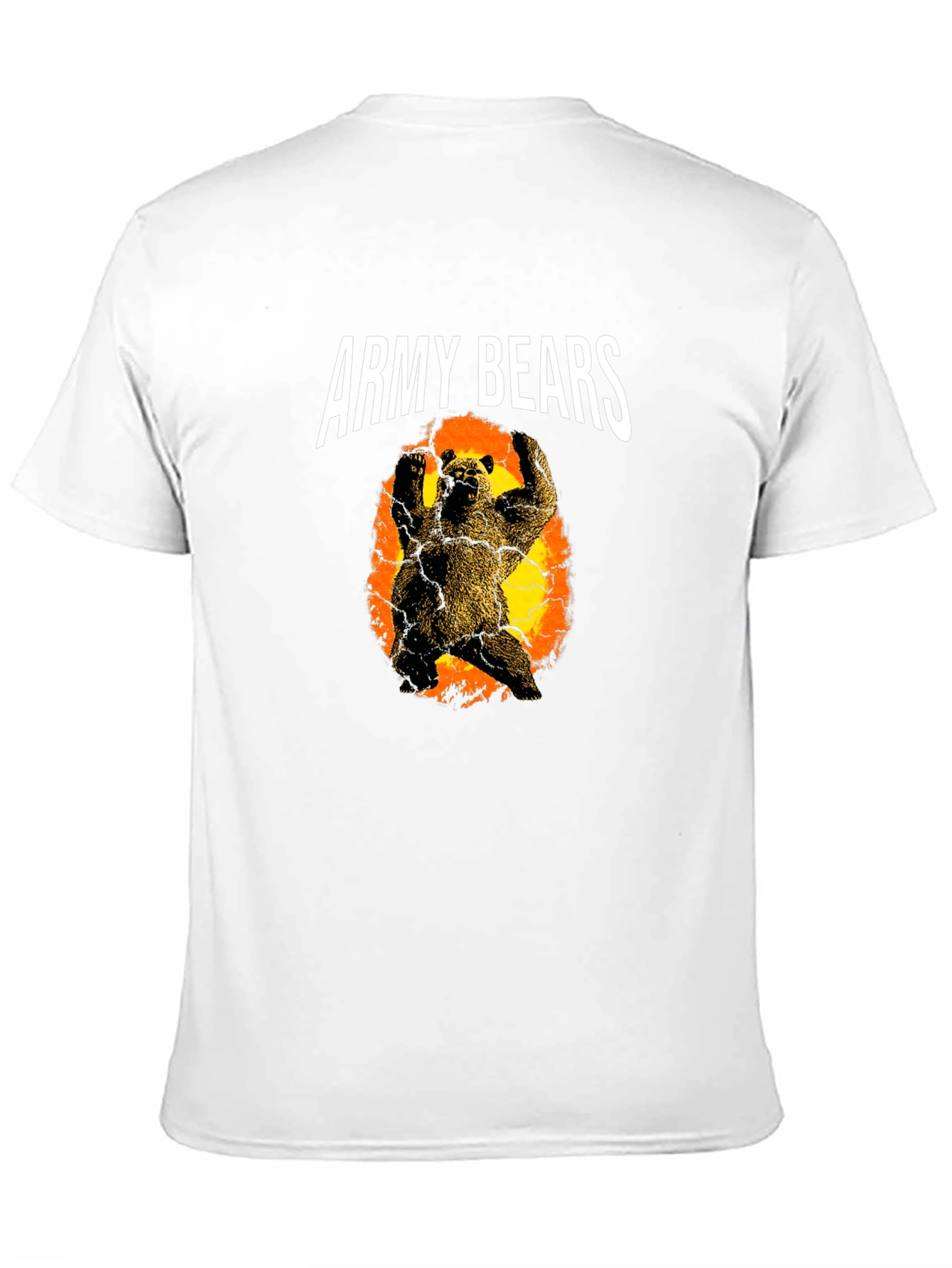 Army Bears Graphic T-Shirt - Black