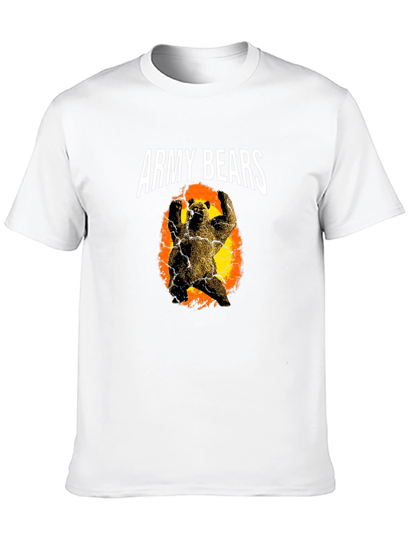 Army Bears Graphic T-Shirt - Black