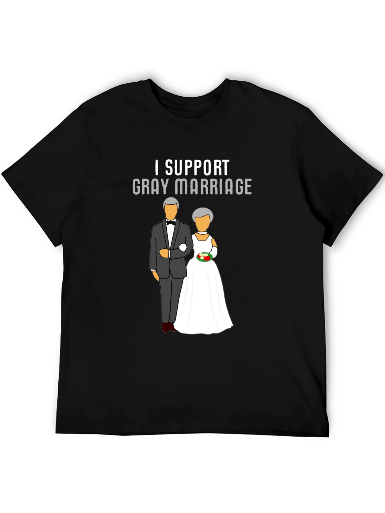 I Support Gray Marriage Graphic T-Shirt