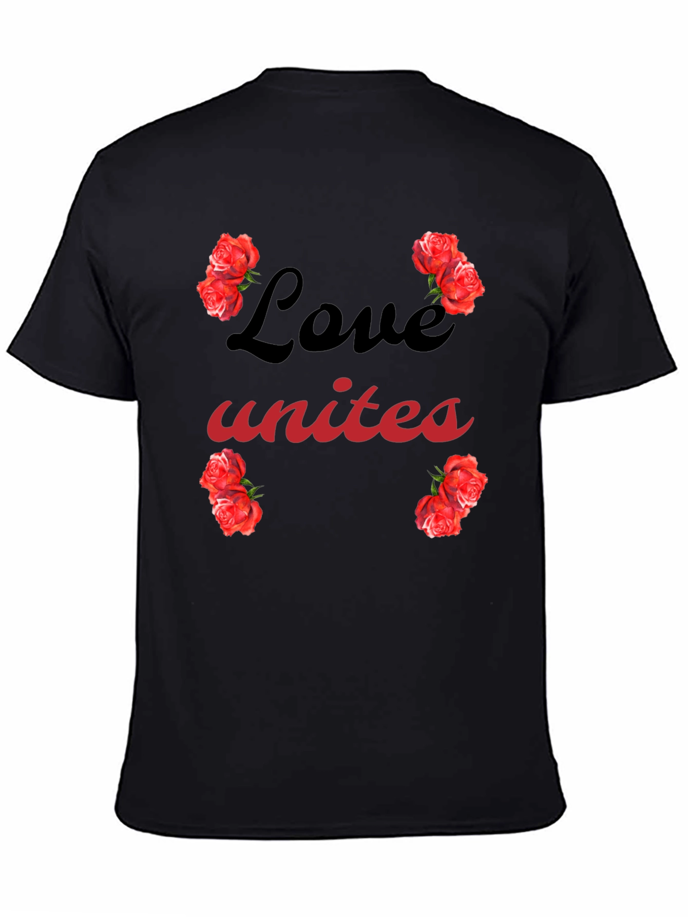 Love Unites Roses Graphic T-Shirt