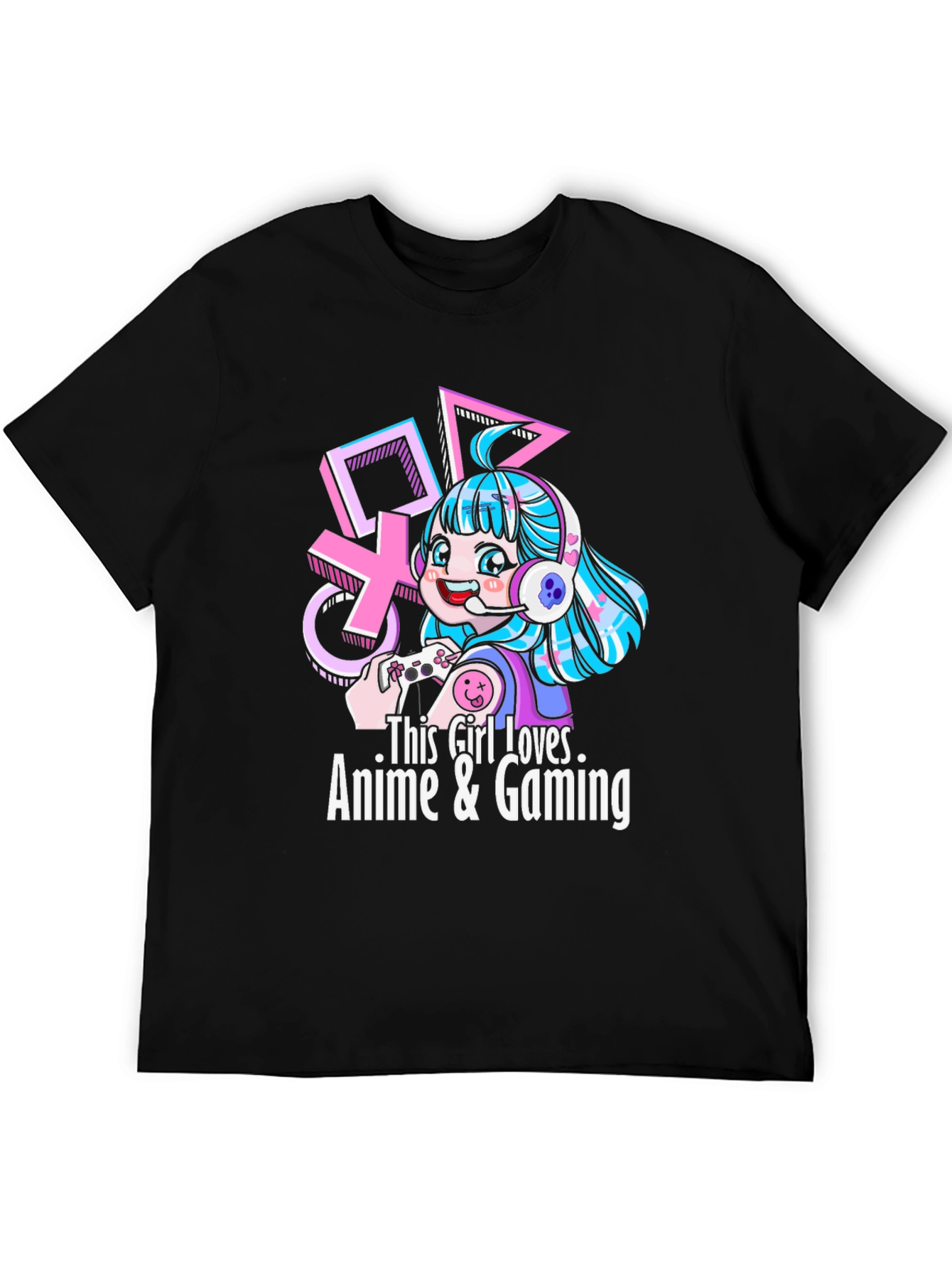Anime & Gaming Girl T-Shirt