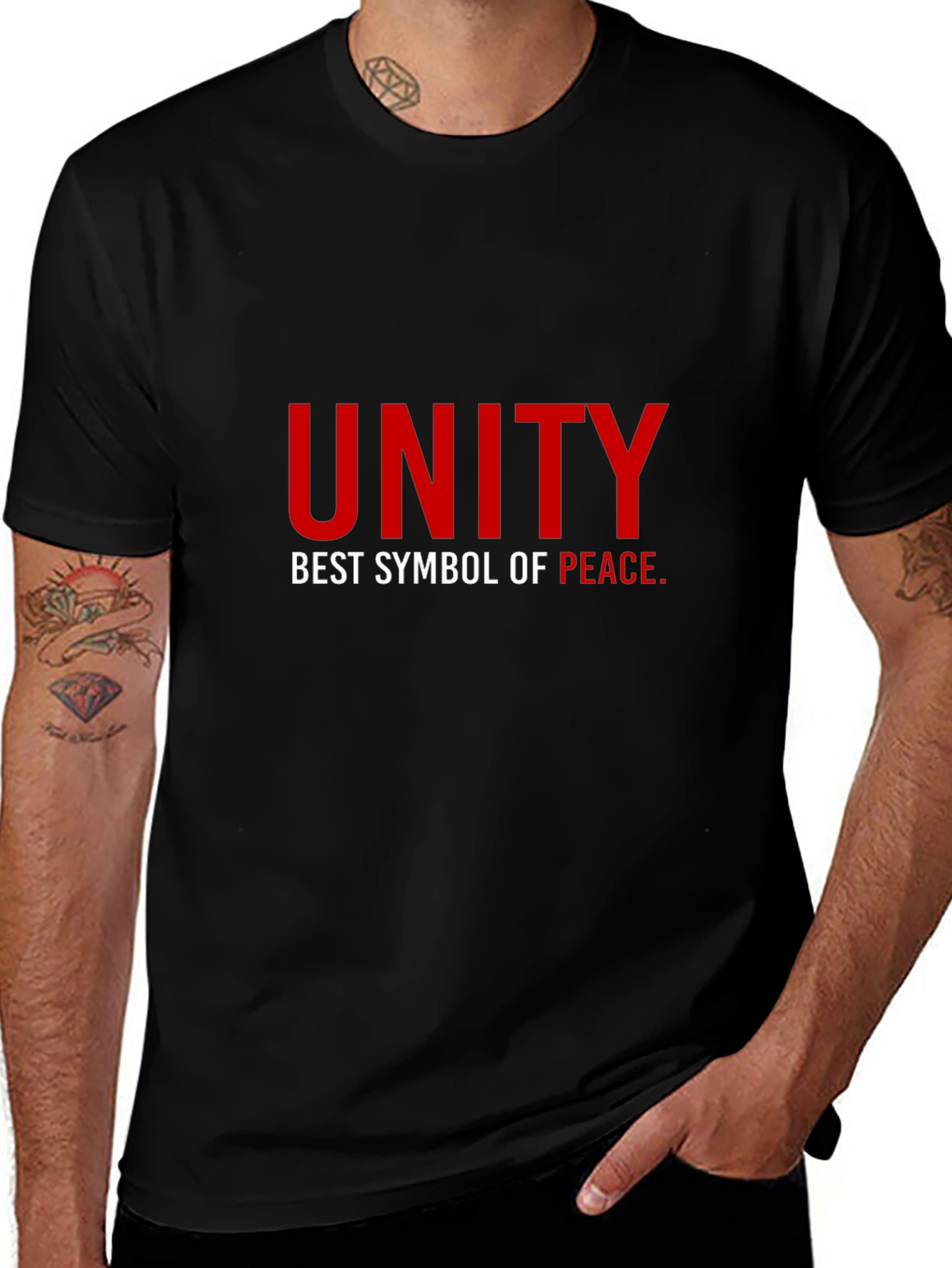 Unity: Best Symbol of Peace T-Shirt - Black