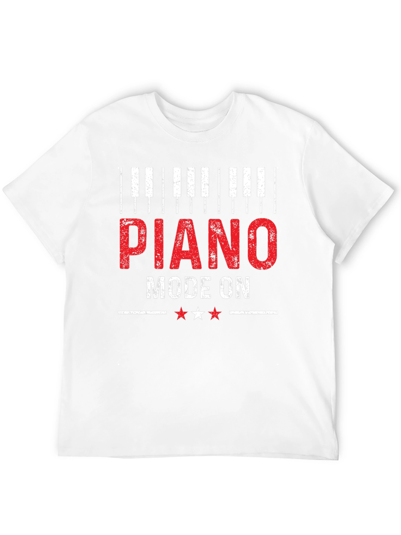 Piano Mode On Graphic T-Shirt